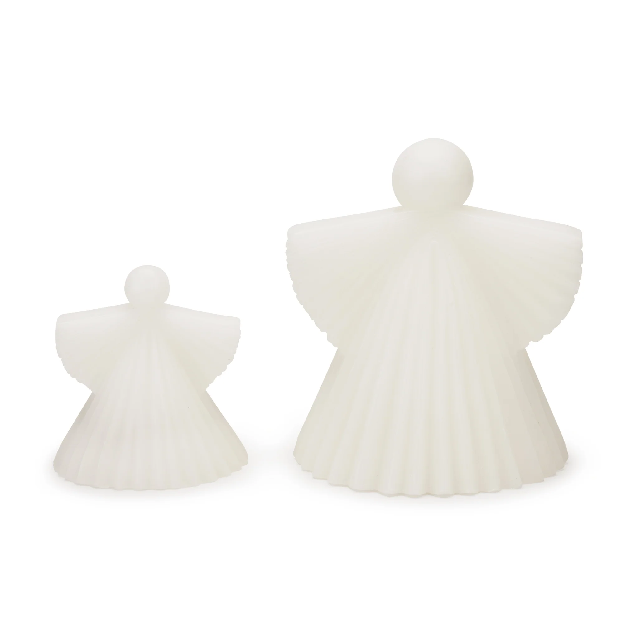 Large LED Lighted Wax Angel - Image 6