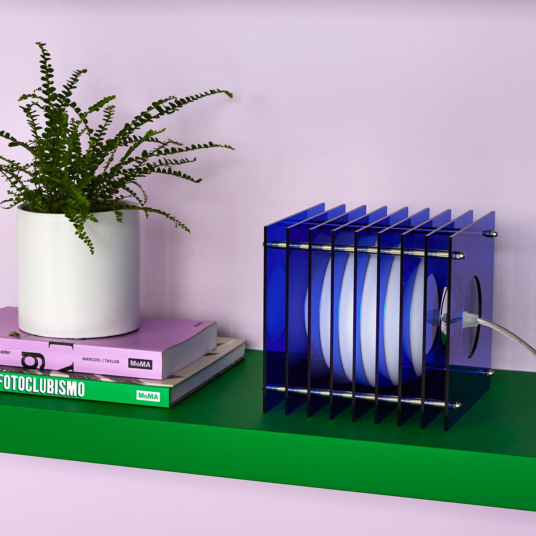 Lớp Layers Table Lamp - Blue/ Pink - Image 3