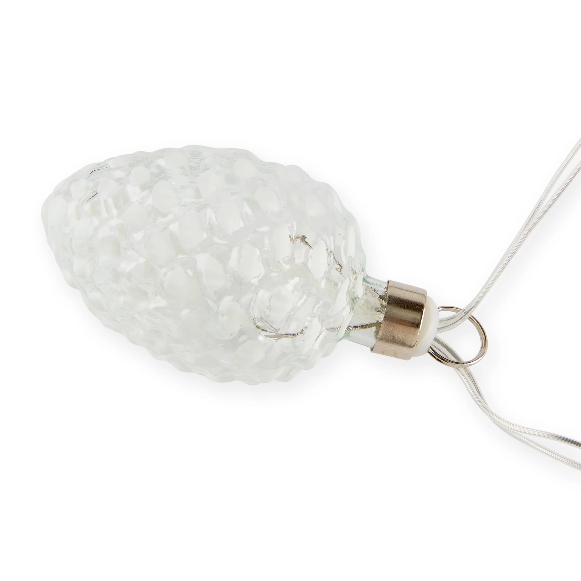 LED Holiday String Lights - Pinecone - Image 4