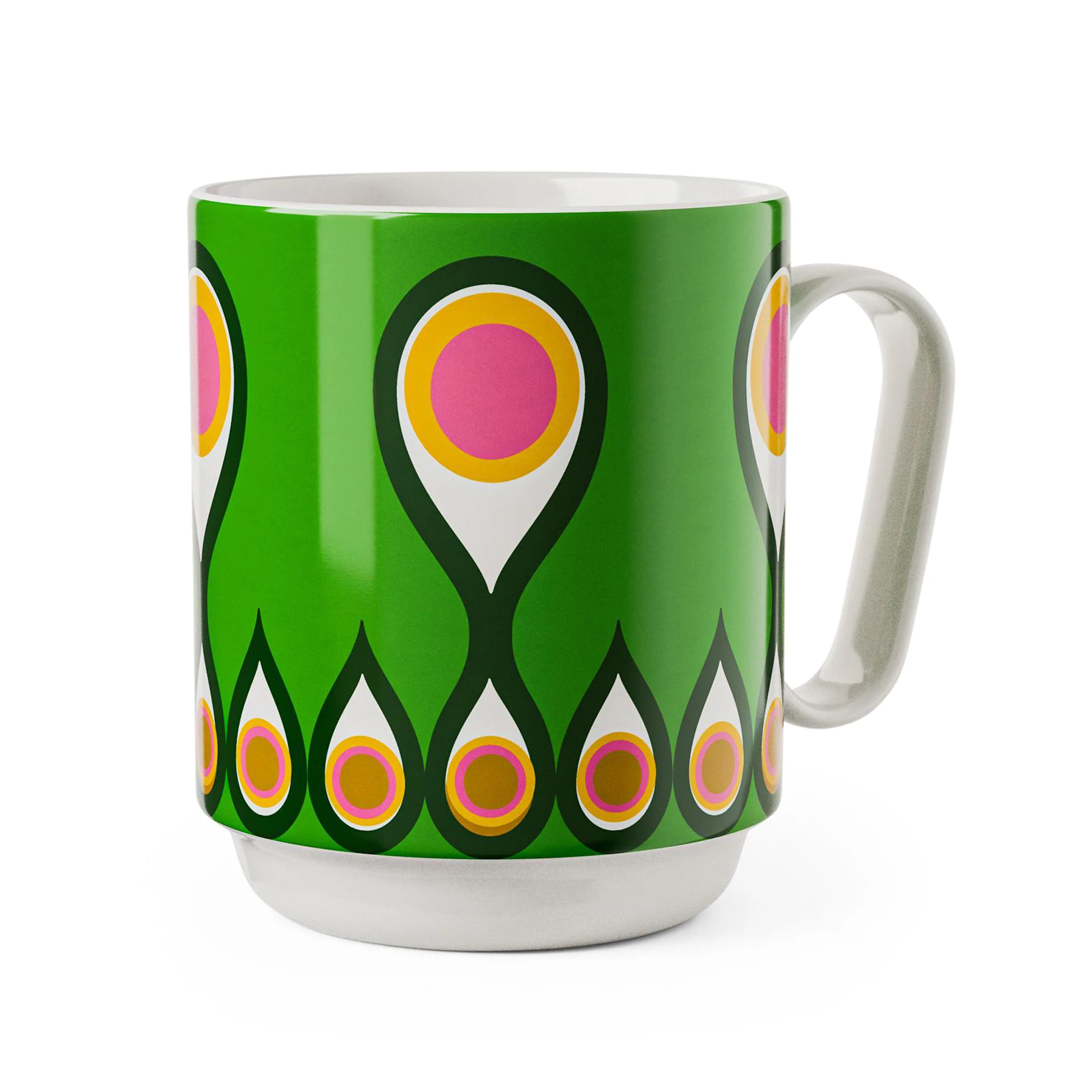 Lisa Larson Bone China Bird Mug - White