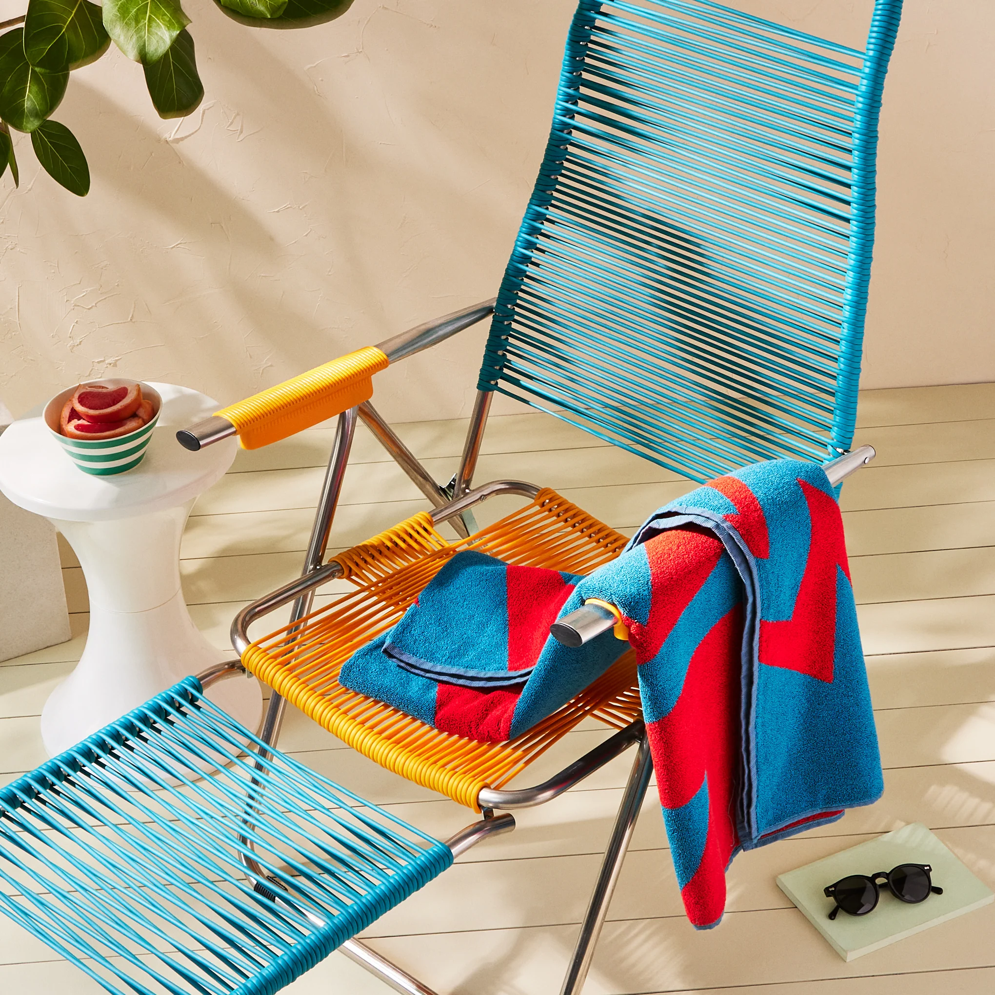 Liz Collins “Cracked” Cotton Beach Towel - Image 2
