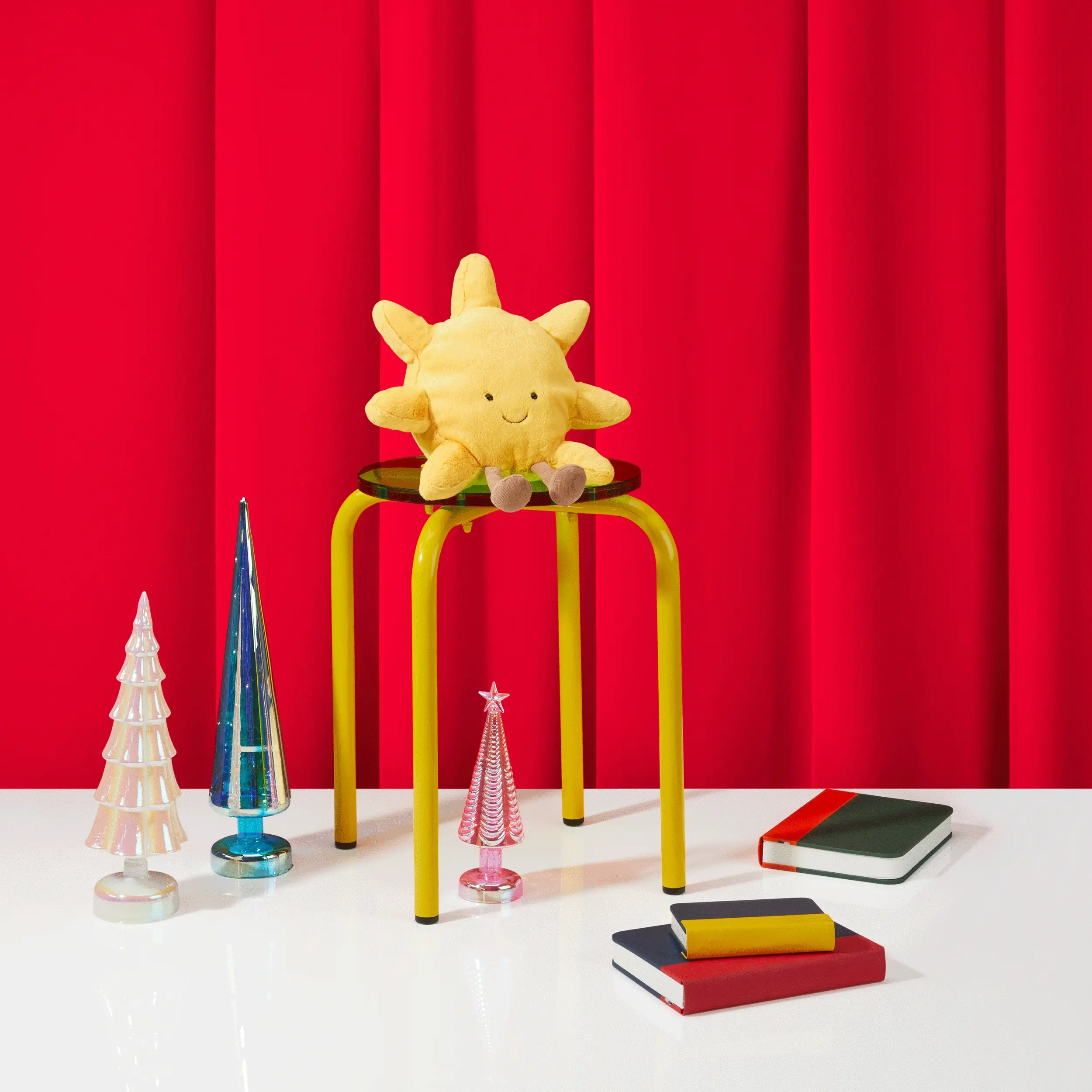 Lumio Book Lamp - Black/ Red - Image 2