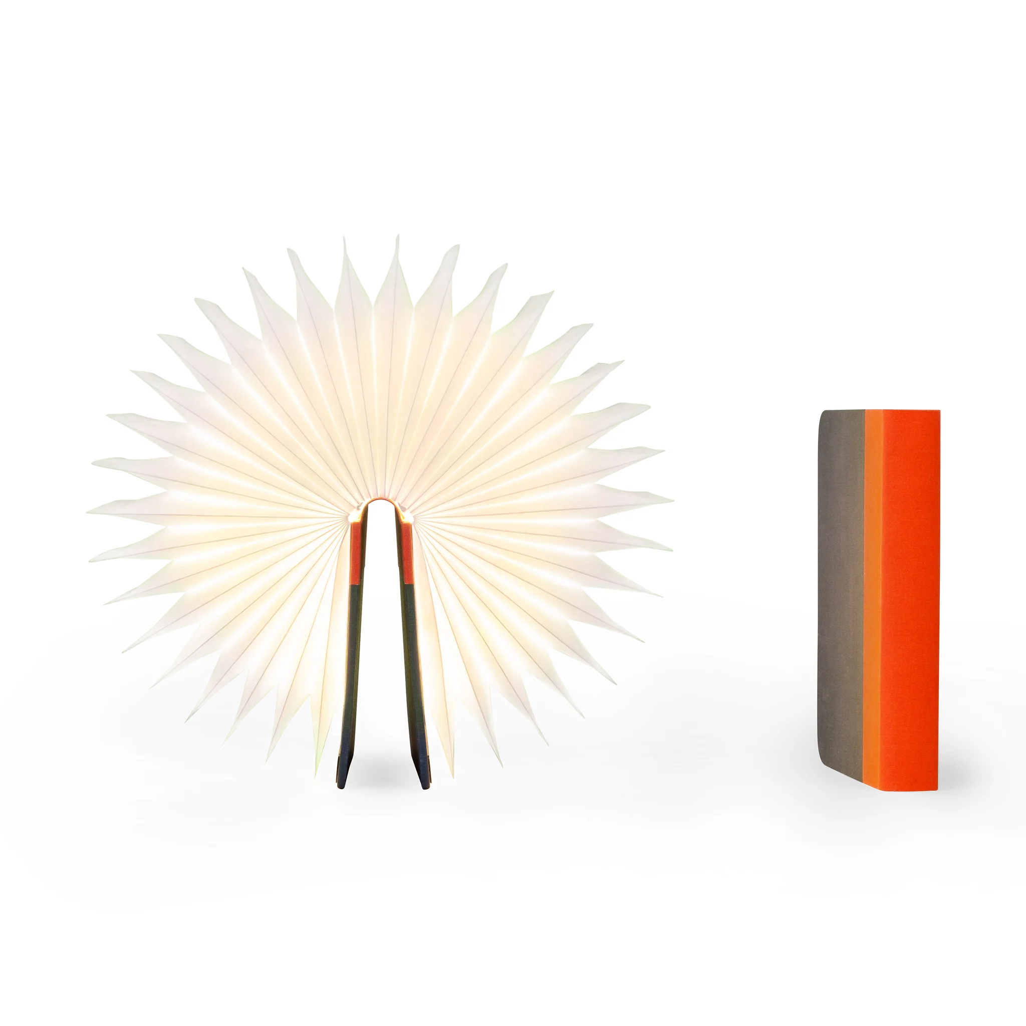 Lumio Book Lamp - Orange/ Green - Image 2