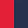 Lumio Book Lamp - Red/ Navy - Image 7