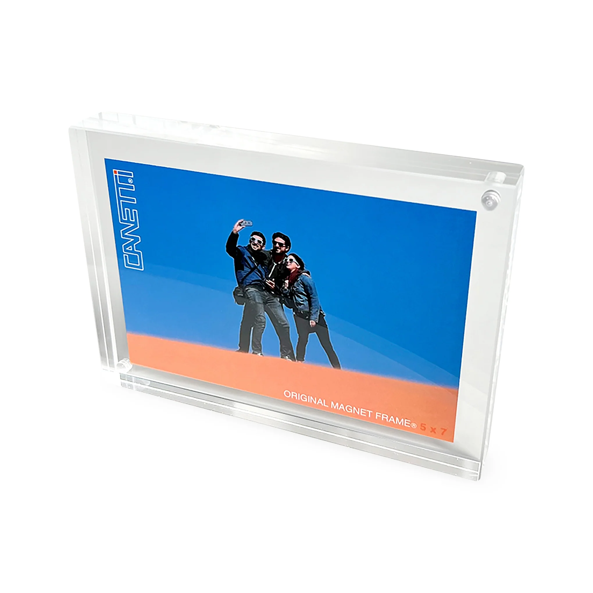 Nicolai Canetti Magnetic Picture Frame - 5 x 7” - Clear - Image 2