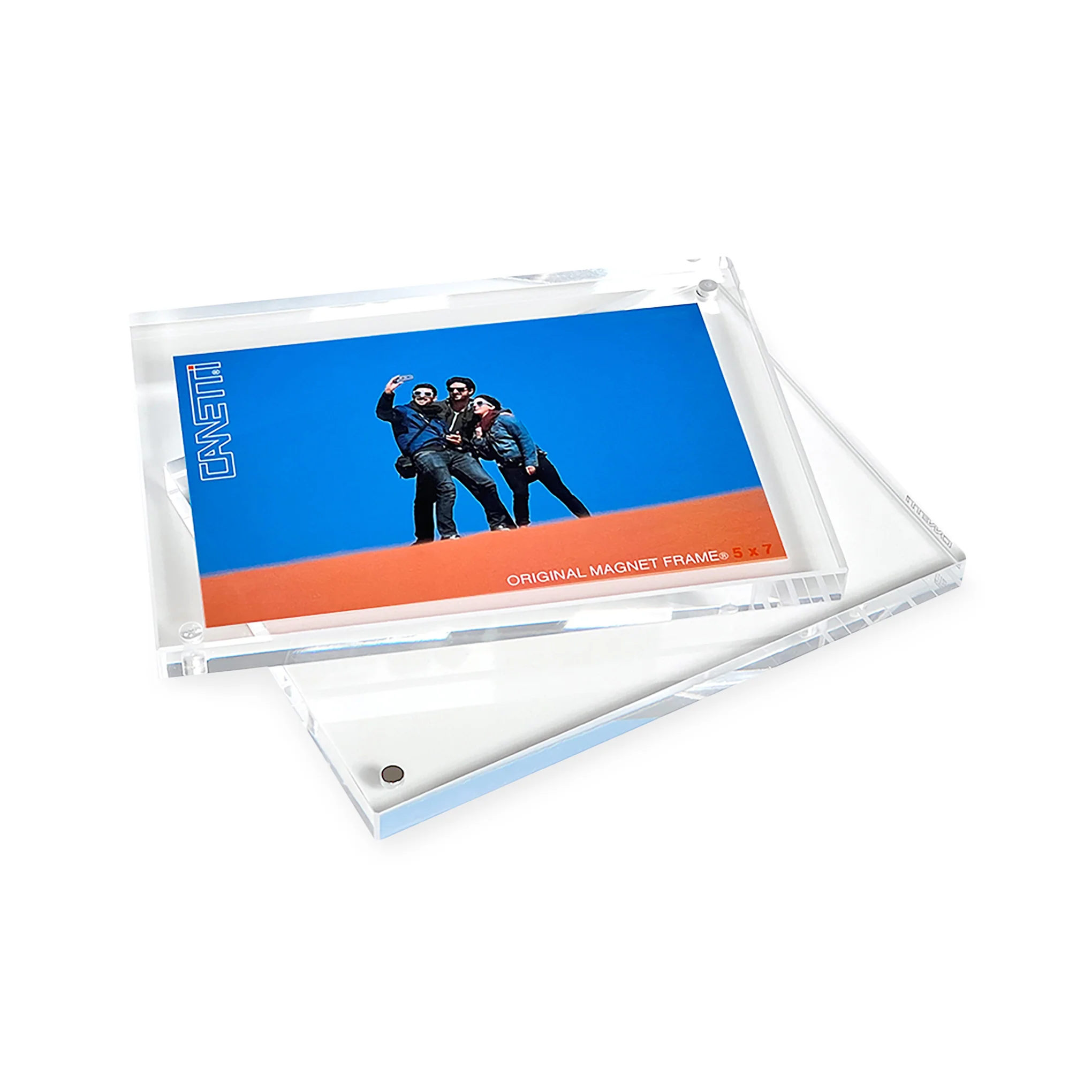 Nicolai Canetti Magnetic Picture Frame - 5 x 7” - Clear - Image 4