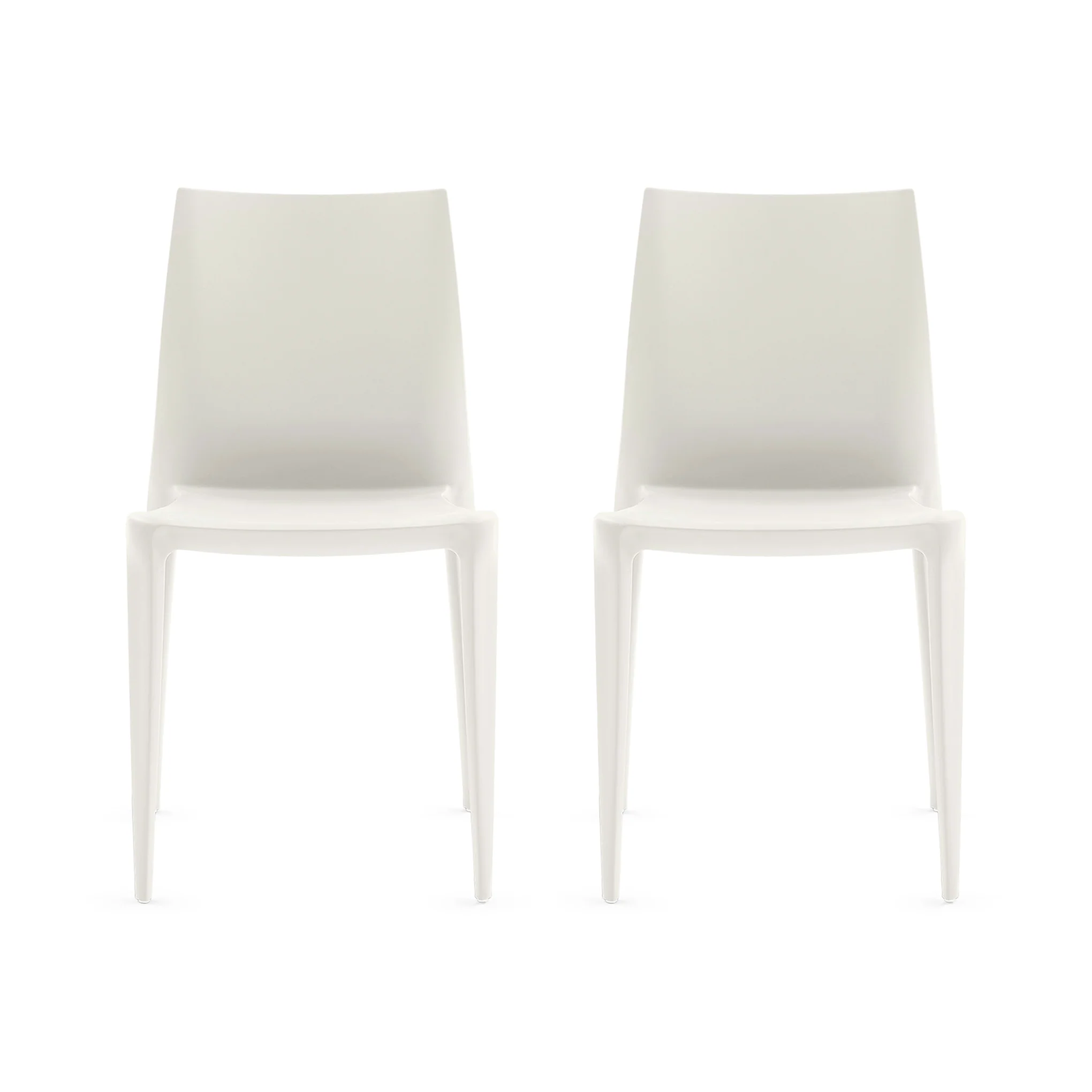 Mario Bellini Stacking Chair from Heller - Set of 2 - White