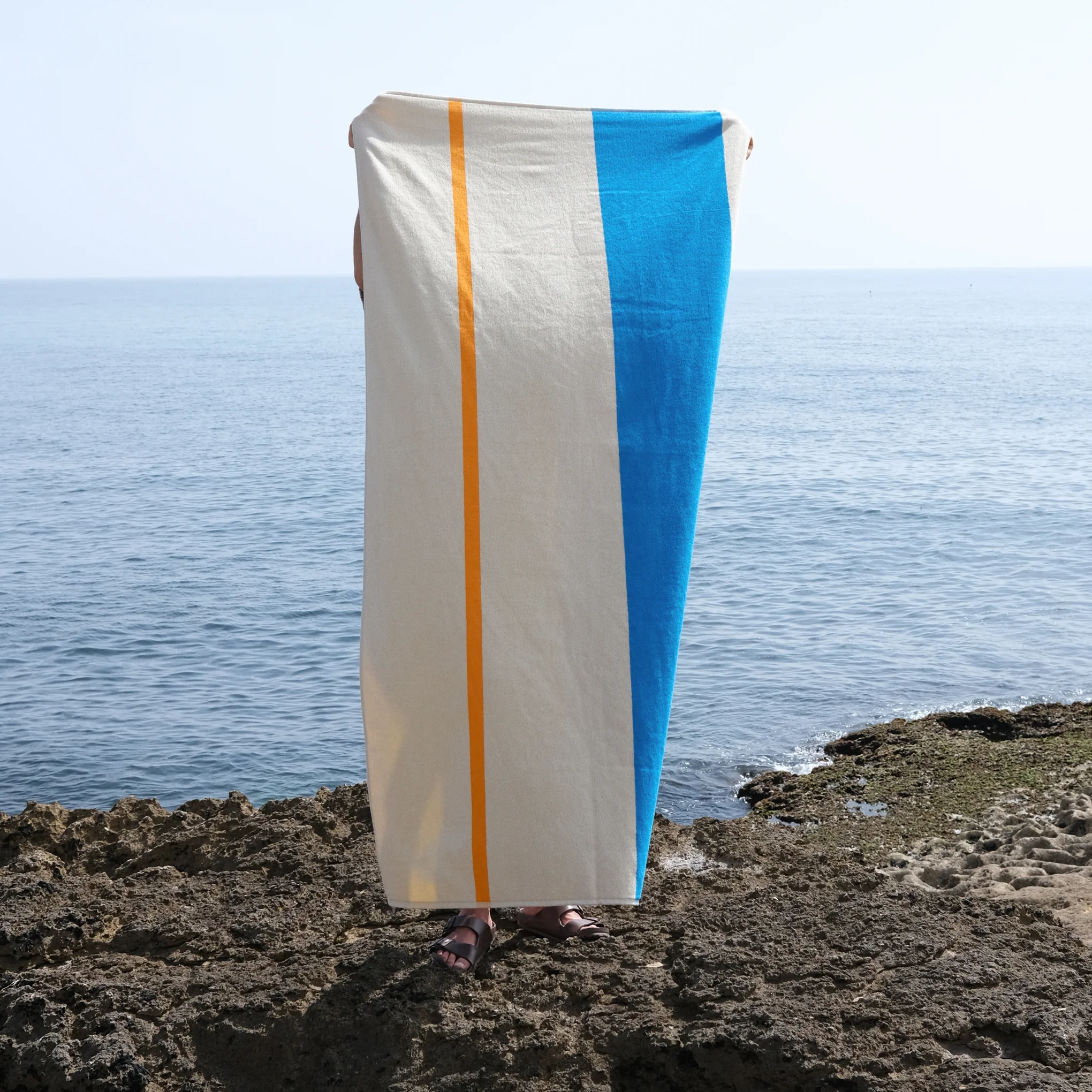 Martens Cotton Towels - Aqua/ Orange/ Purple/ Yellow - Image 5
