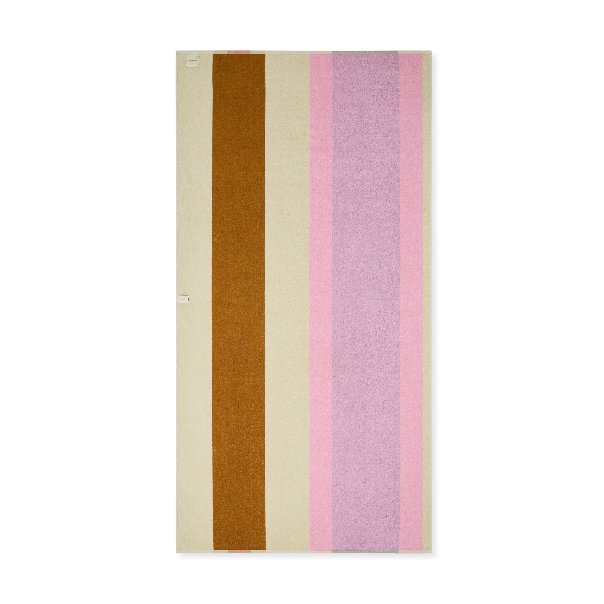 Martens Cotton Towels - Toffee/ Pink/ Red/ Dark Green - Image 4