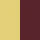 Martens Cotton Towels - Yellow/ Bordeaux - Image 4