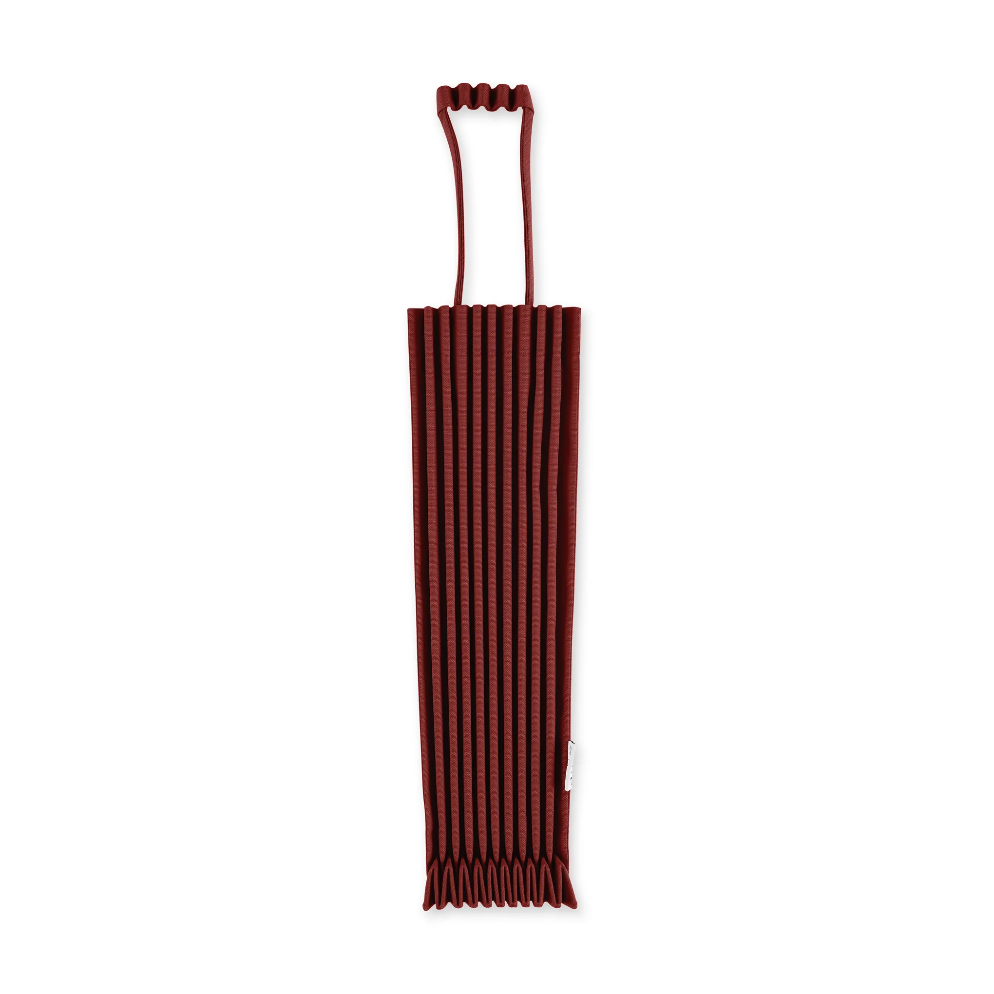 me ISSEY MIYAKE Recycled Polyester Trunk Pleats Bag - Bordeaux