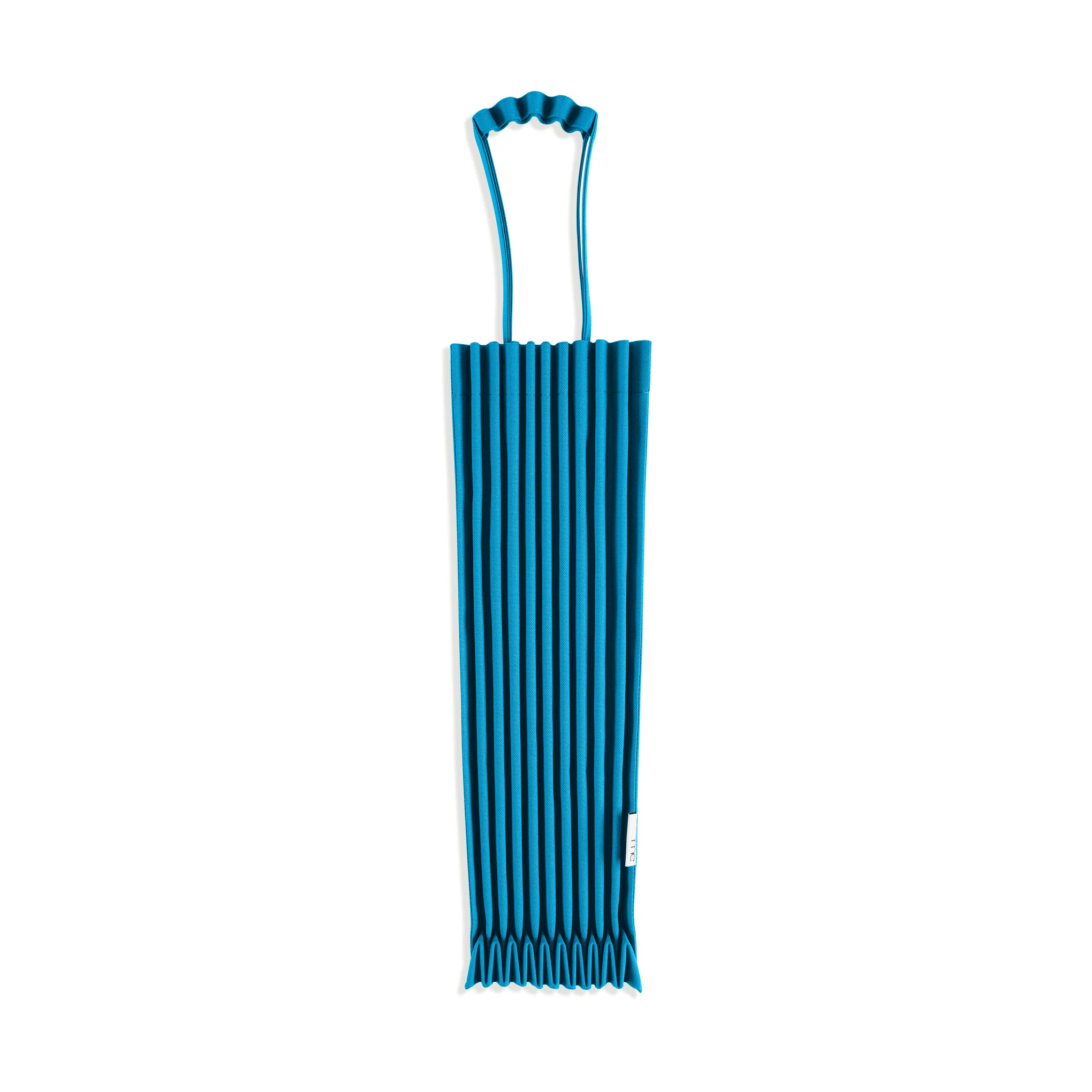 me ISSEY MIYAKE Recycled Polyester Trunk Pleats Bag - Cyan