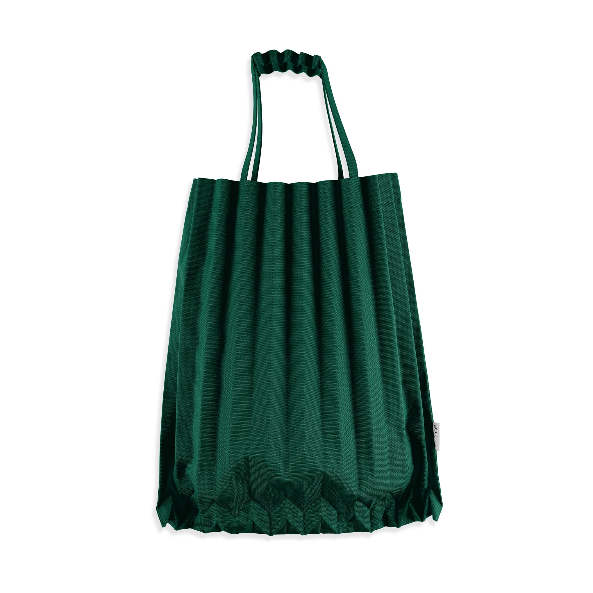 me ISSEY MIYAKE Recycled Polyester Trunk Pleats Bag - Dark Green - Image 2