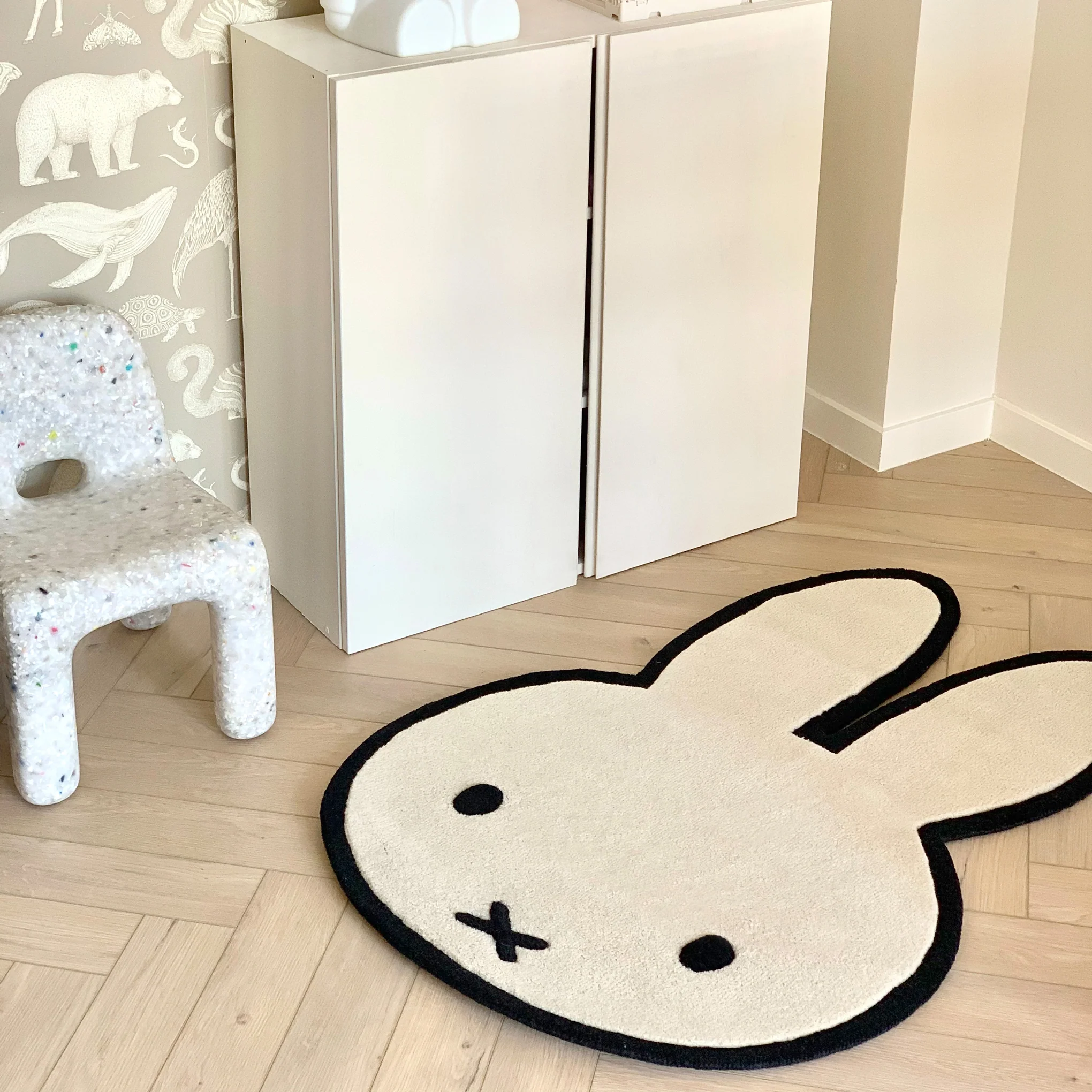 Miffy & Friends Wool Rug - White - Image 5