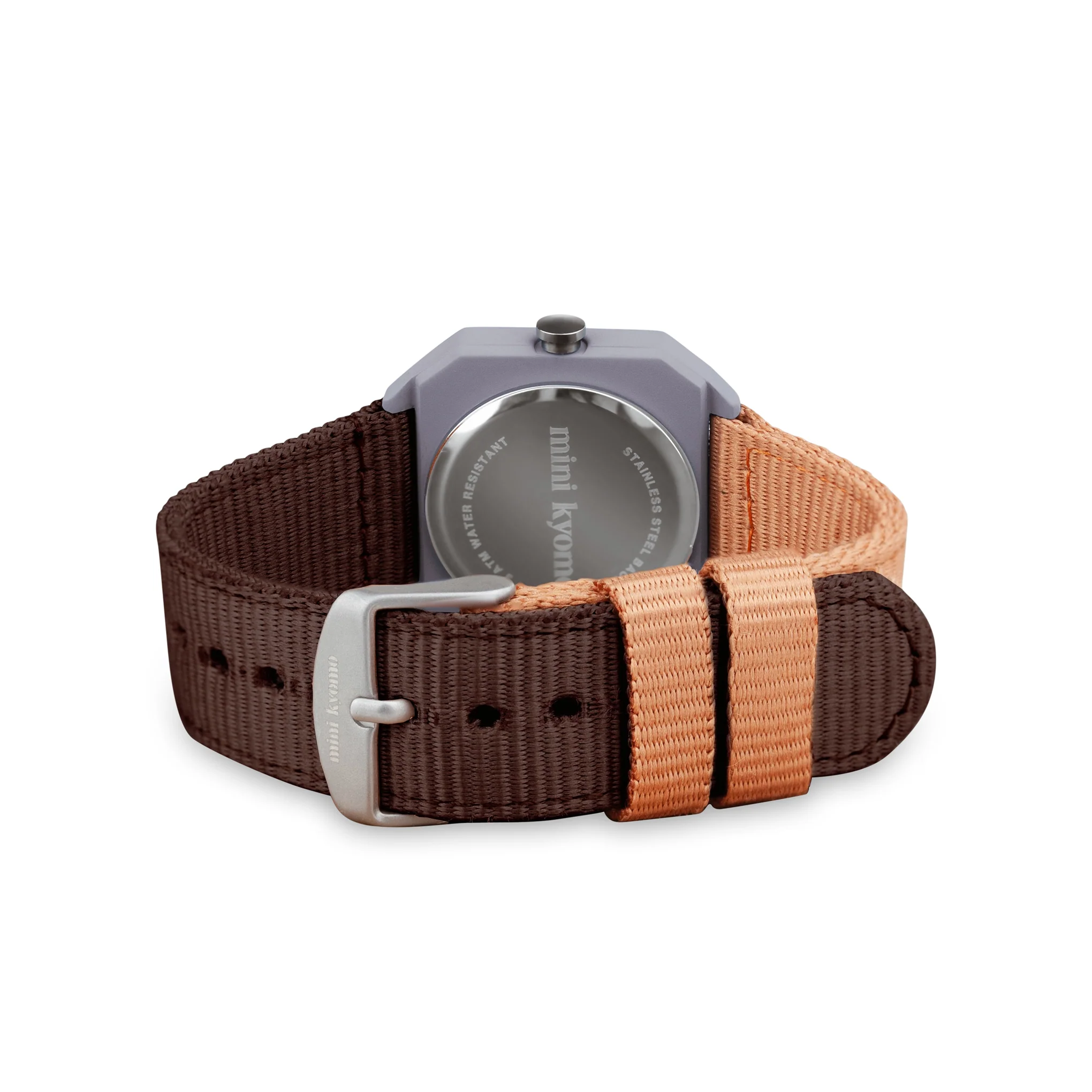 Mini Kyomo Watch - Brown/ Purple - Image 3