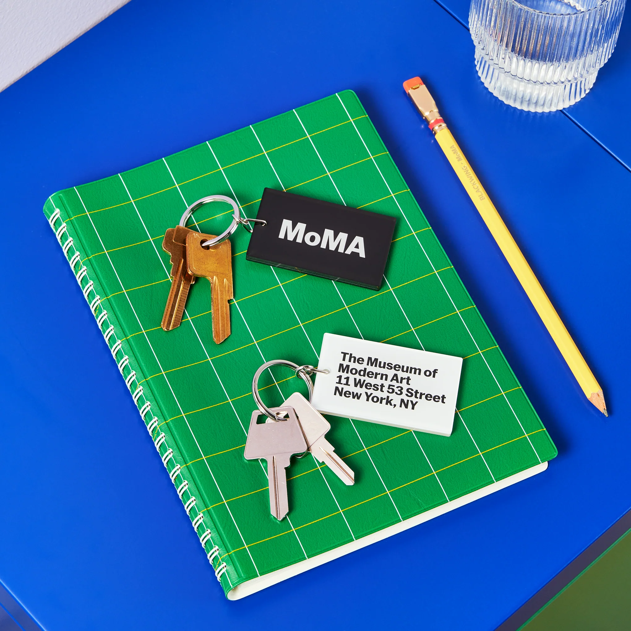 MoMA Acrylic Address Keyring - Black - Image 4