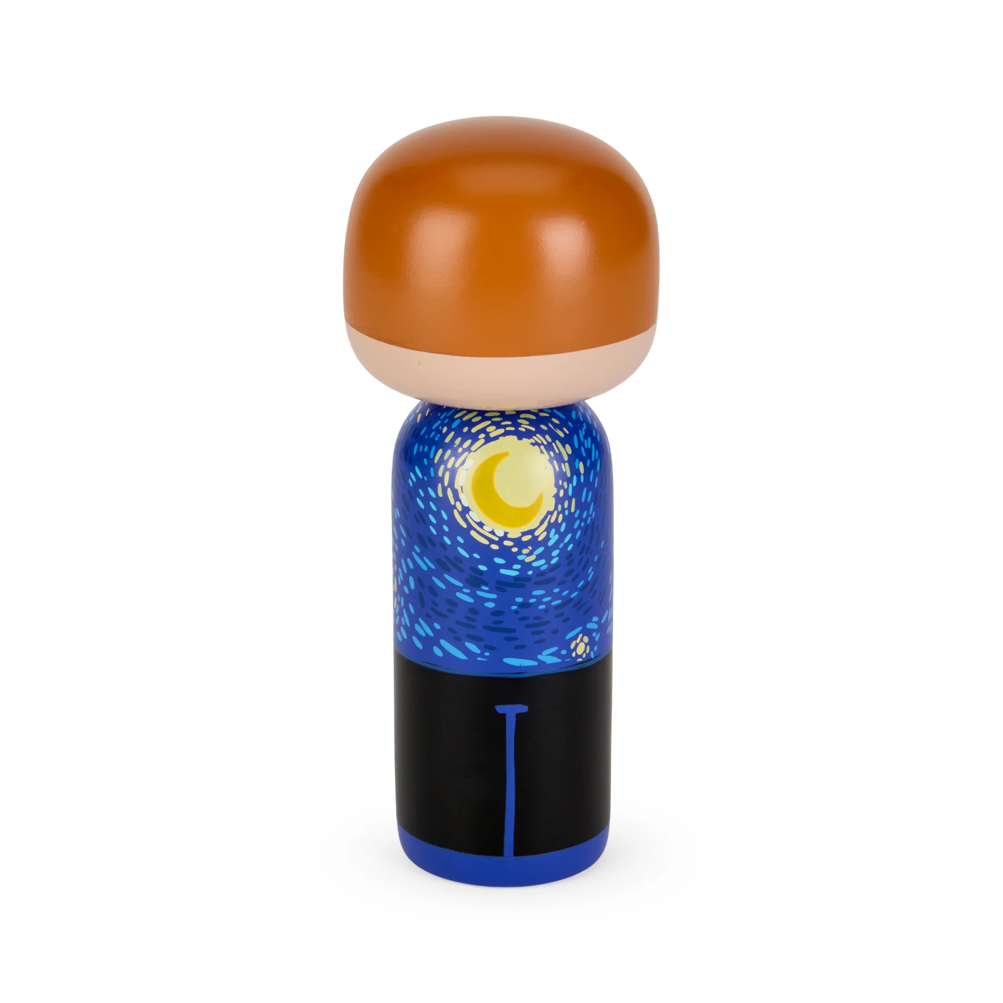 Artist Wooden Kokeshi Doll - Vincent van Gogh - Image 3