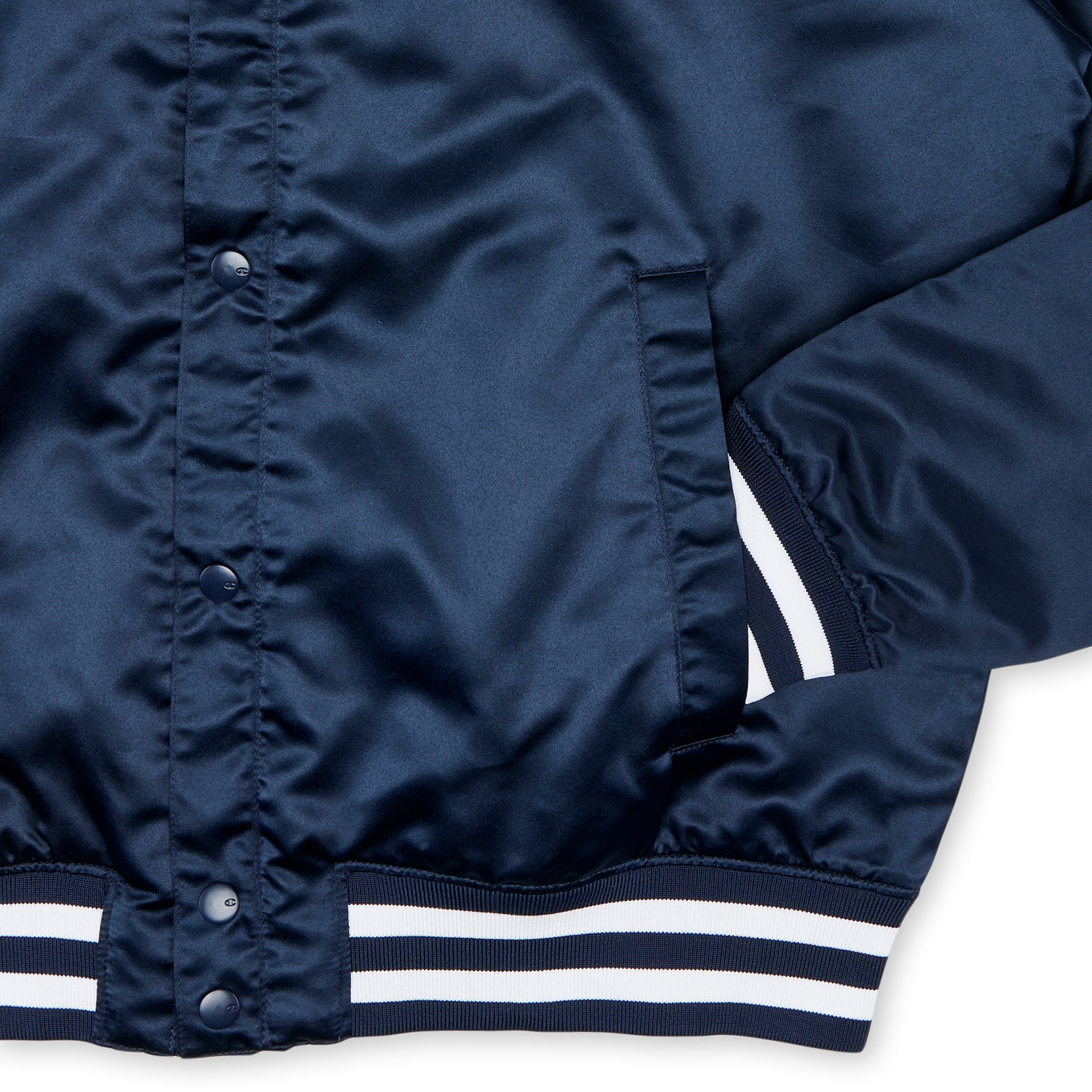 MoMA Champion Satin Bomber Jacket - Image 3