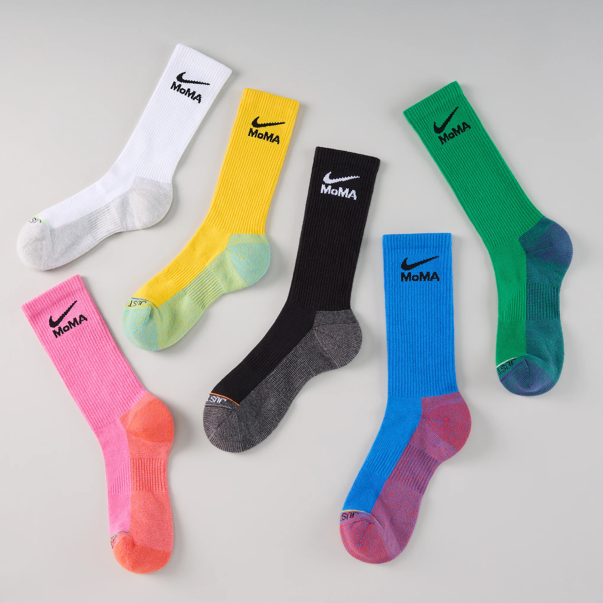 MoMA Nike Everyday Socks - Amarillo Yellow - Image 5