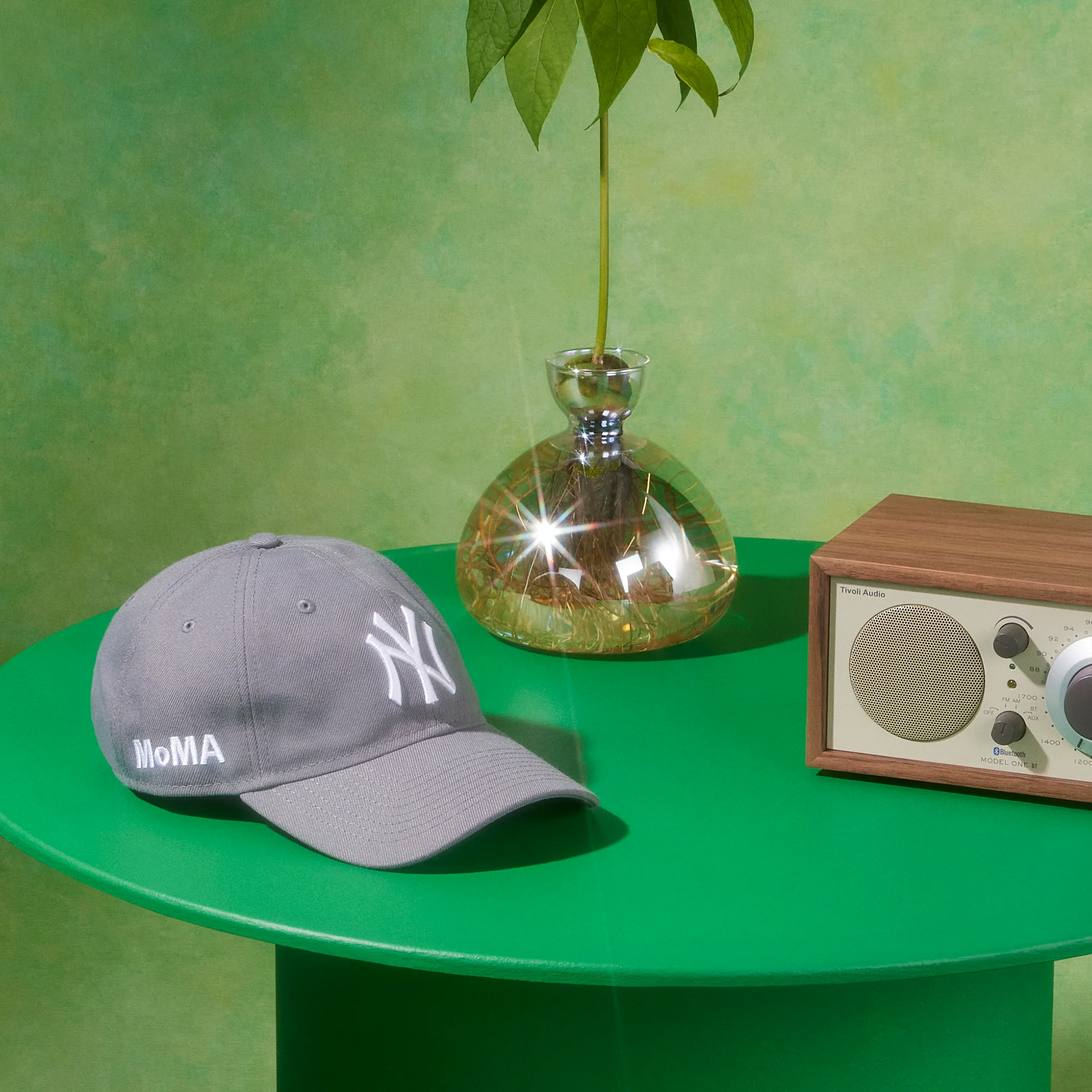 MoMA NY Yankees Adjustable Baseball Cap - Storm Gray - Image 4