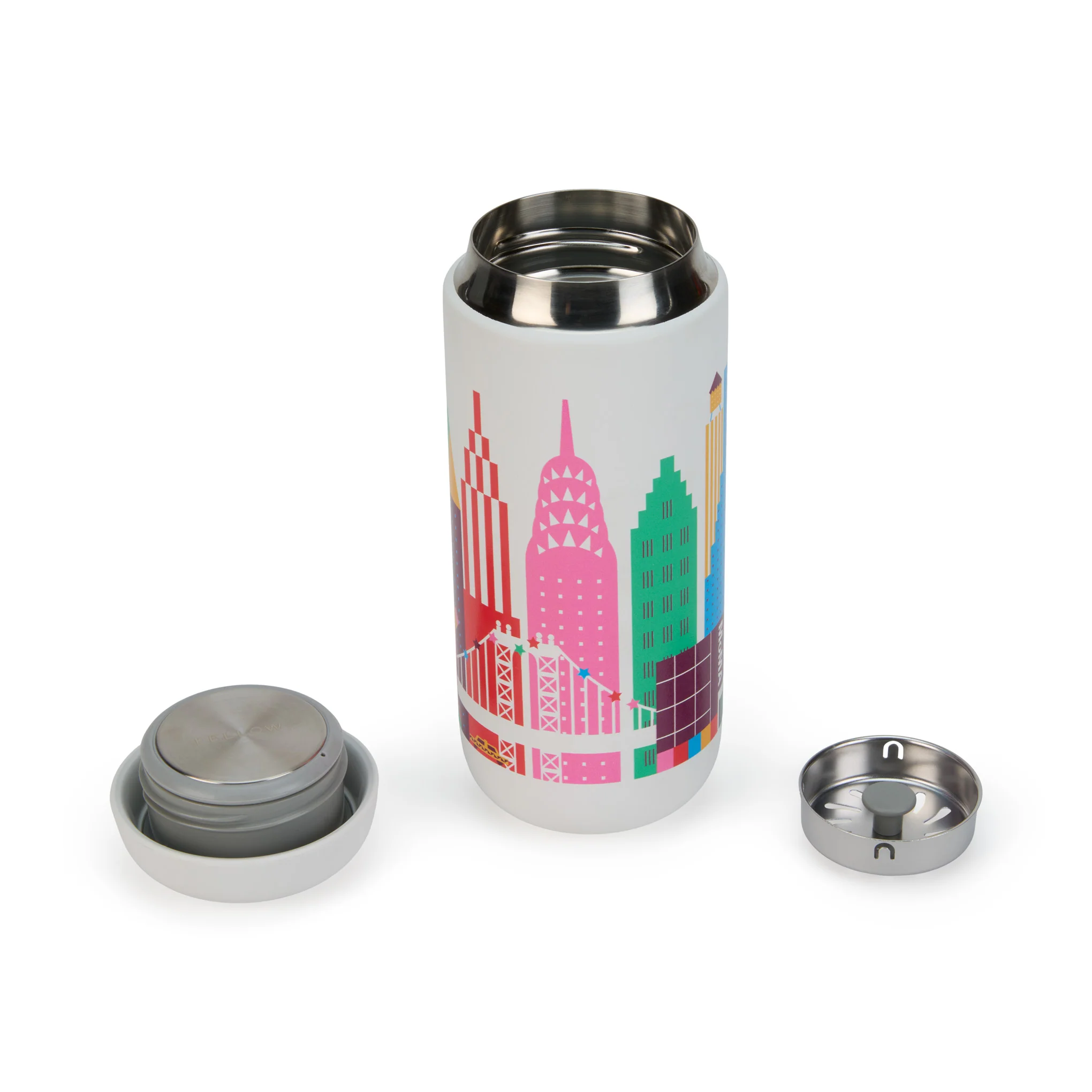 MoMA Pattern Skyline Insulated Travel Mug - Image 3