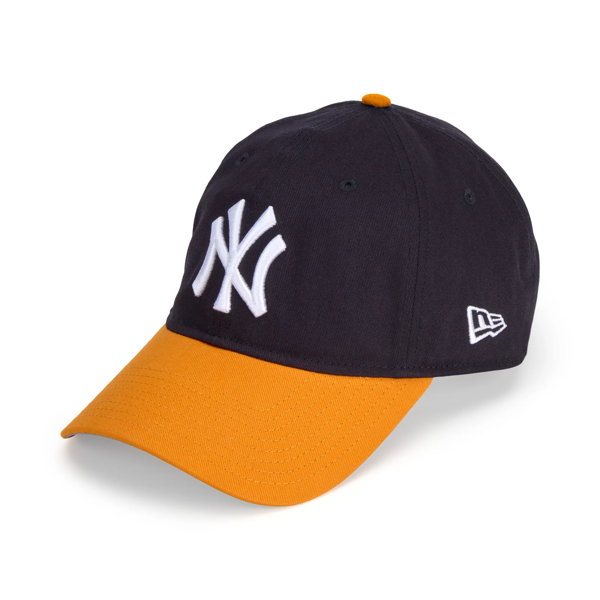 MoMA Yankees Two-Tone Adjustable Baseball Cap - Navy/ Yellow - Image 3