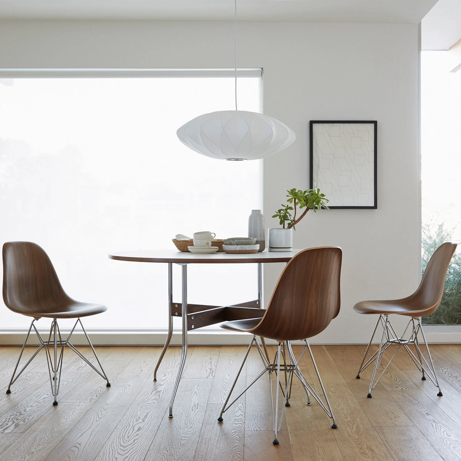 Nelson™ Crisscross Saucer Bubble Pendant from Herman Miller - Image 4