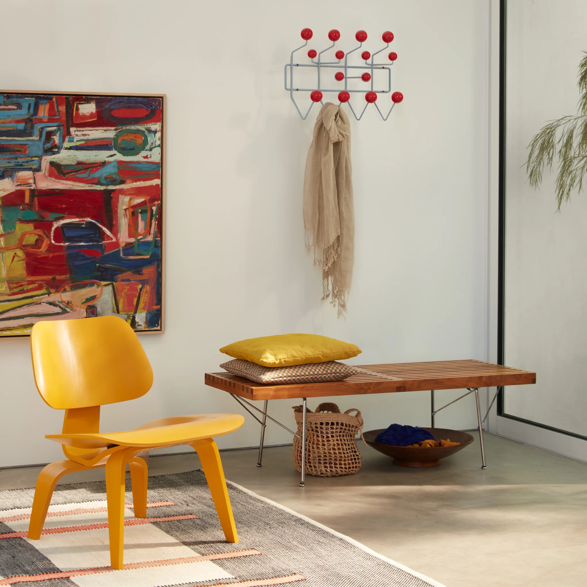 Nelson™ Platform Bench - Metal Base from Herman Miller - Walnut - Image 9