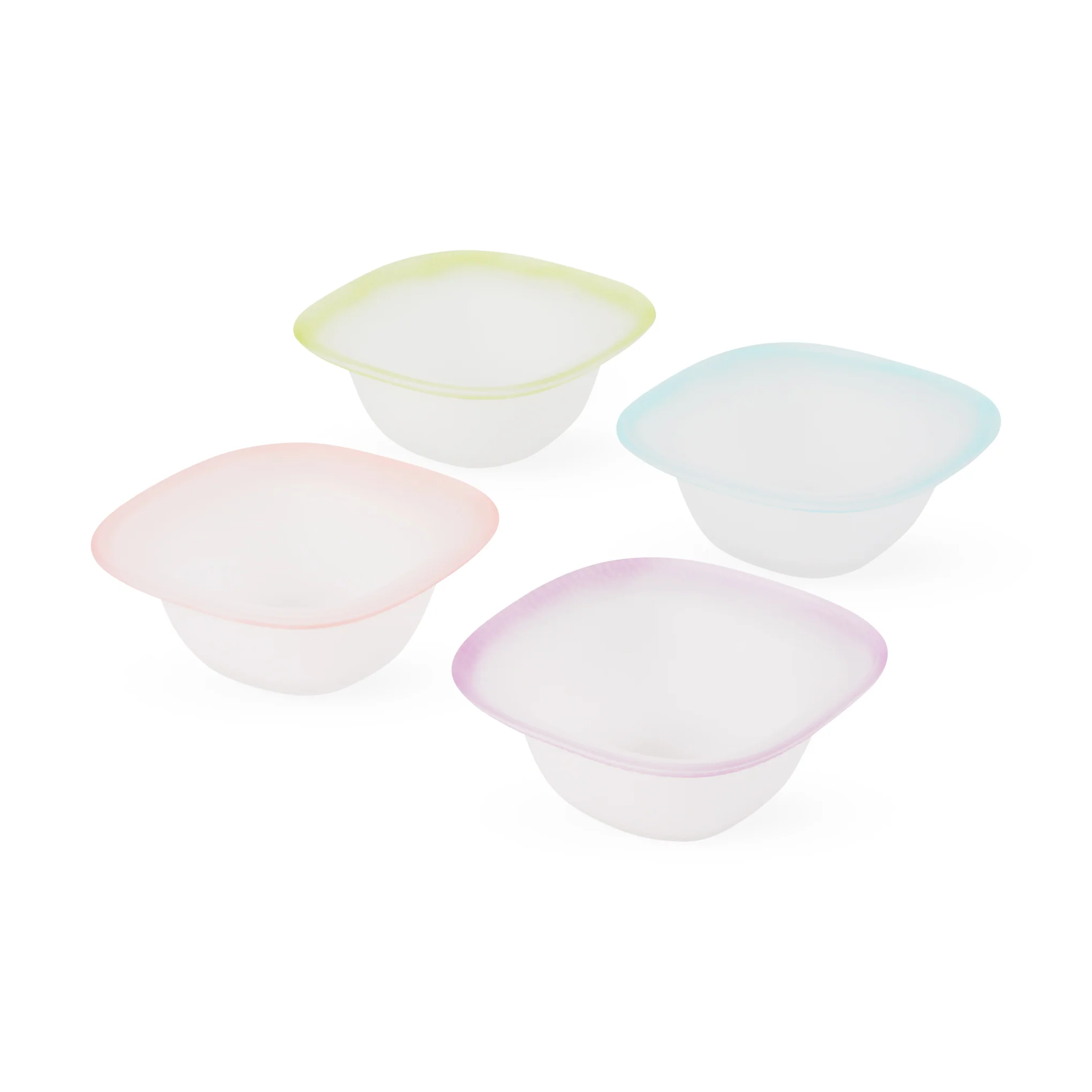 Nubi Glass Dinnerware - Set of 4 - Small Bowl Set of 4