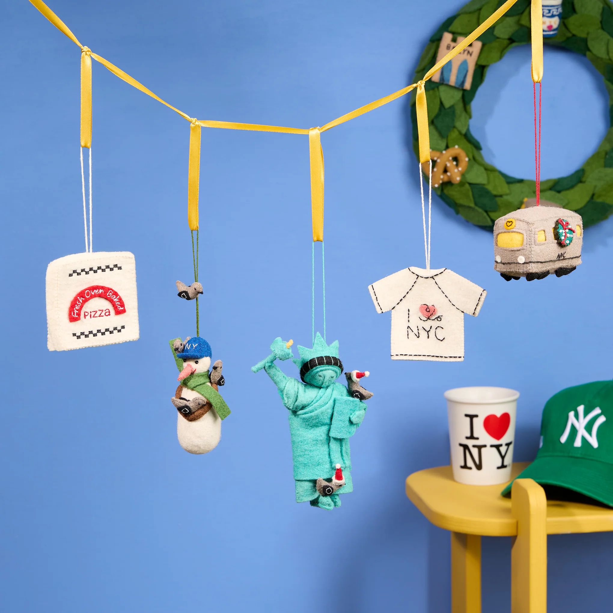 NYC Felt Ornament - I Heart NY Tee - Image 2