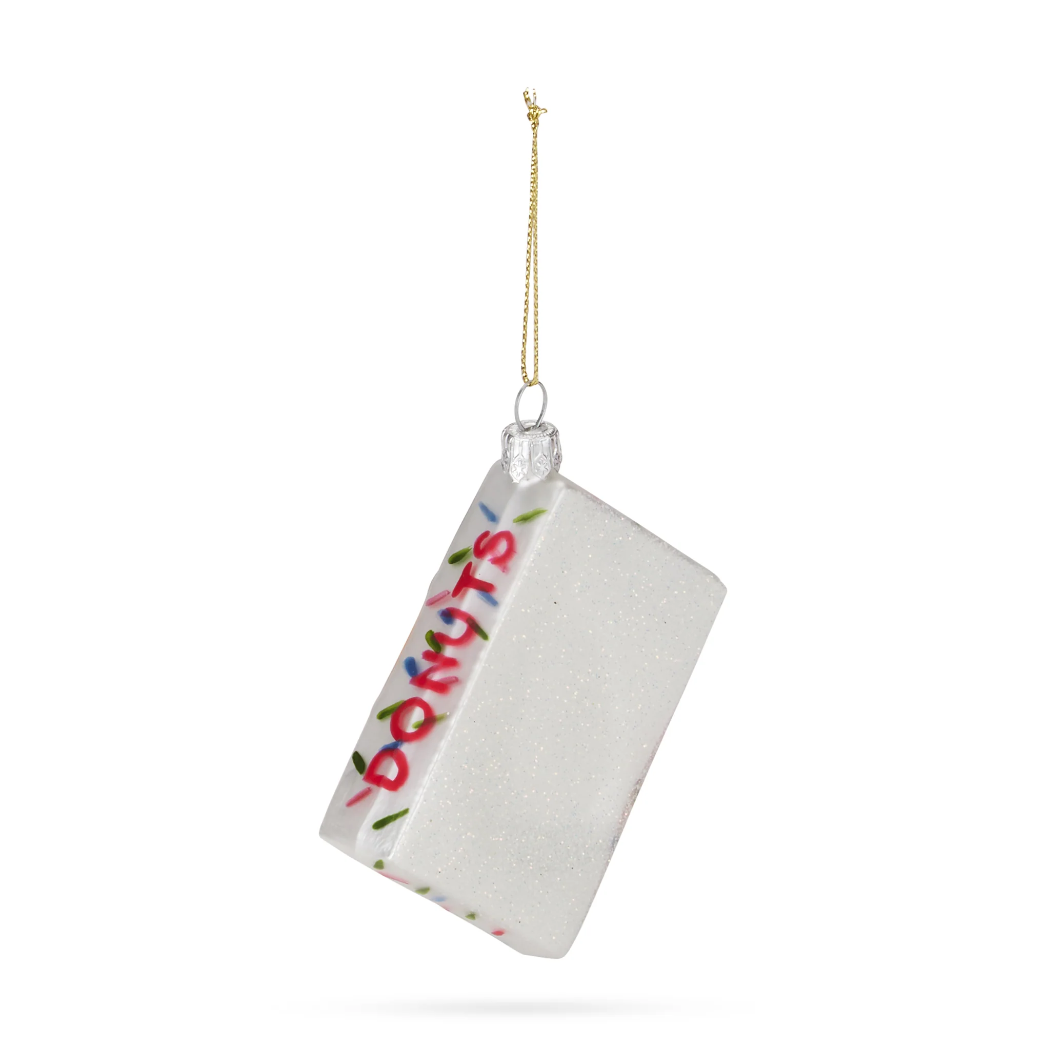 NYC Glass Holiday Ornament - Donut Box - Image 4