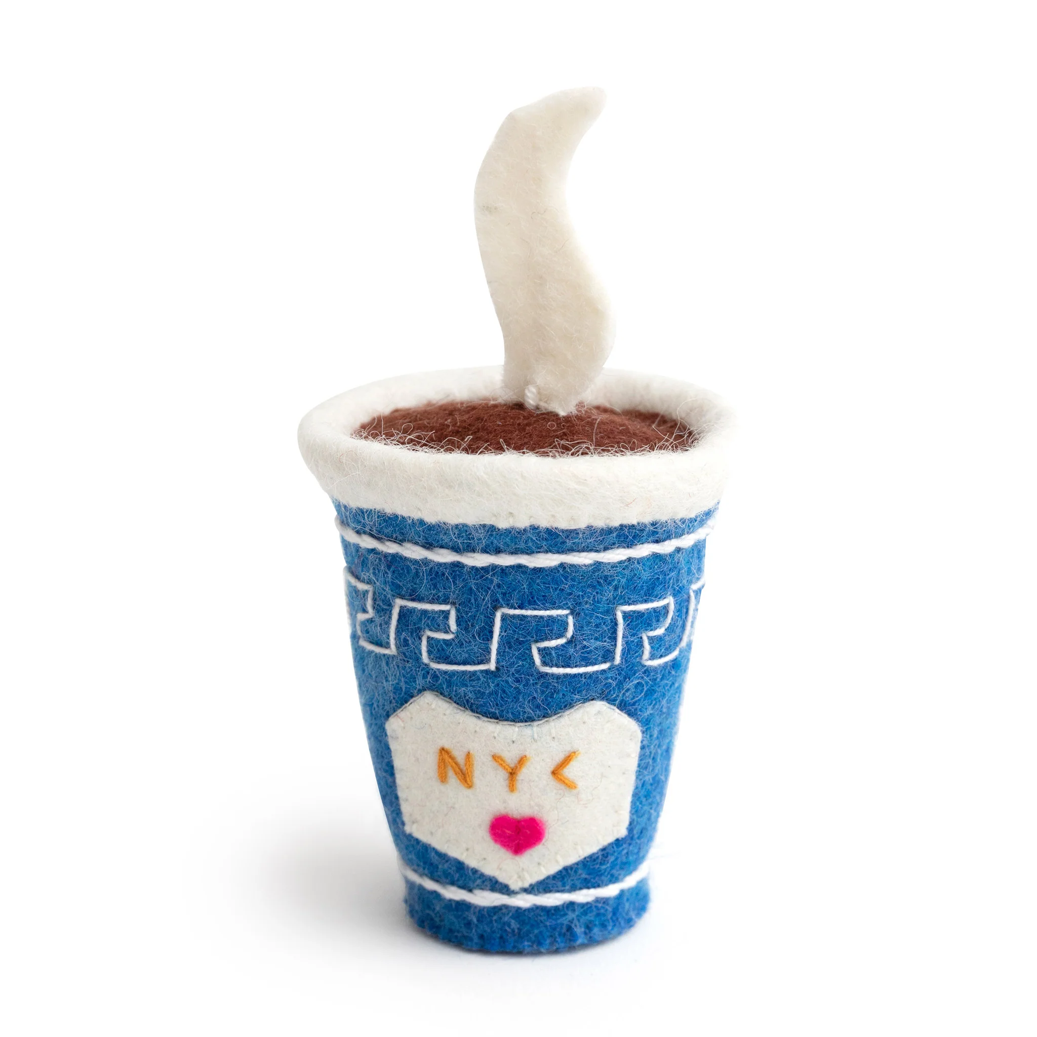 NYC Felt Ornament - Coffee - Image 5
