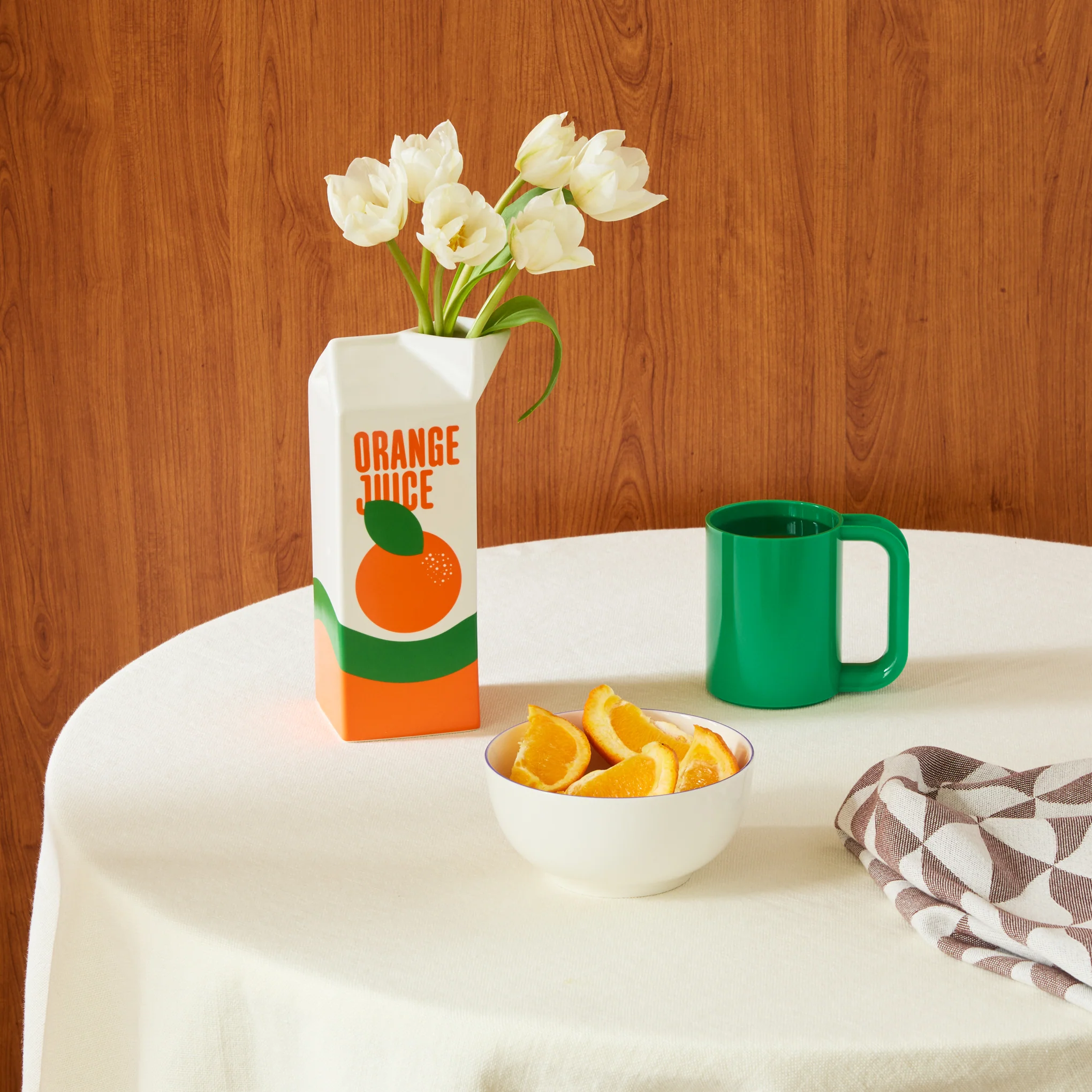 Orange Juice Ceramic Vase - Image 2