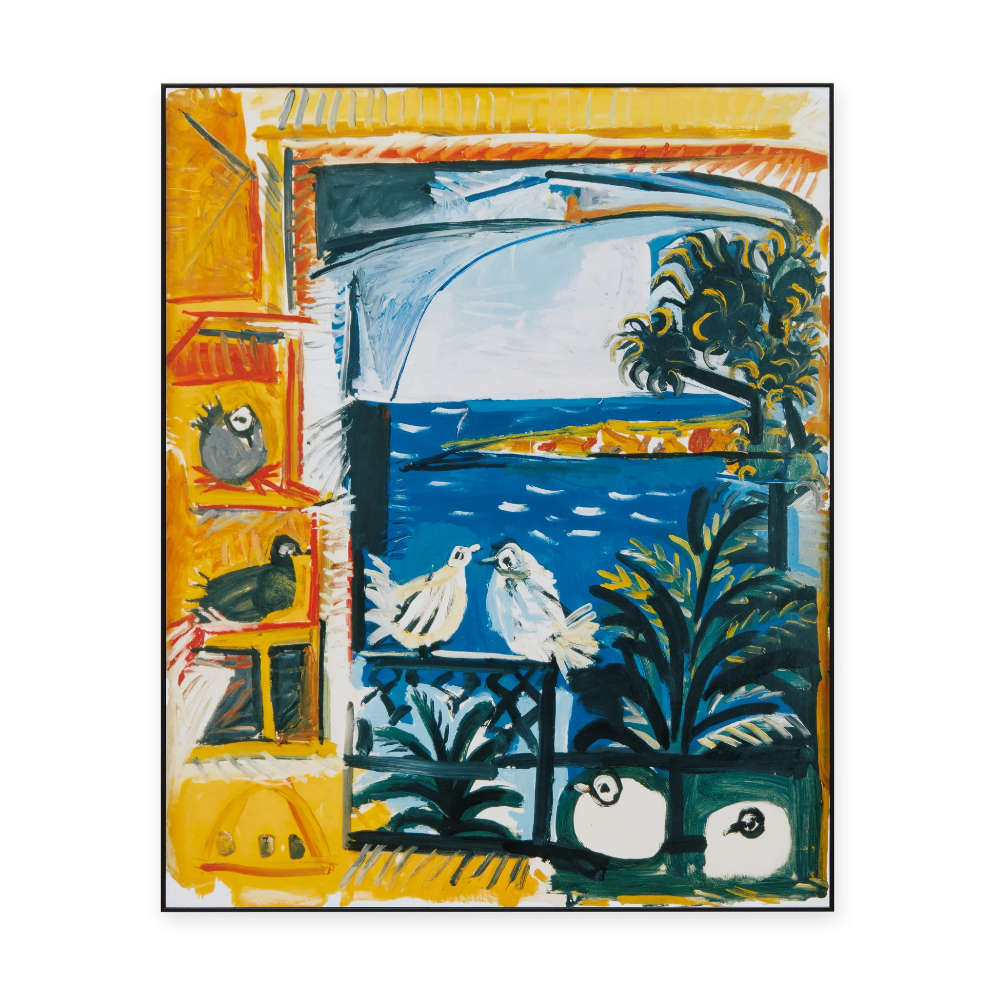 Pablo Picasso The Pigeons Framed Print