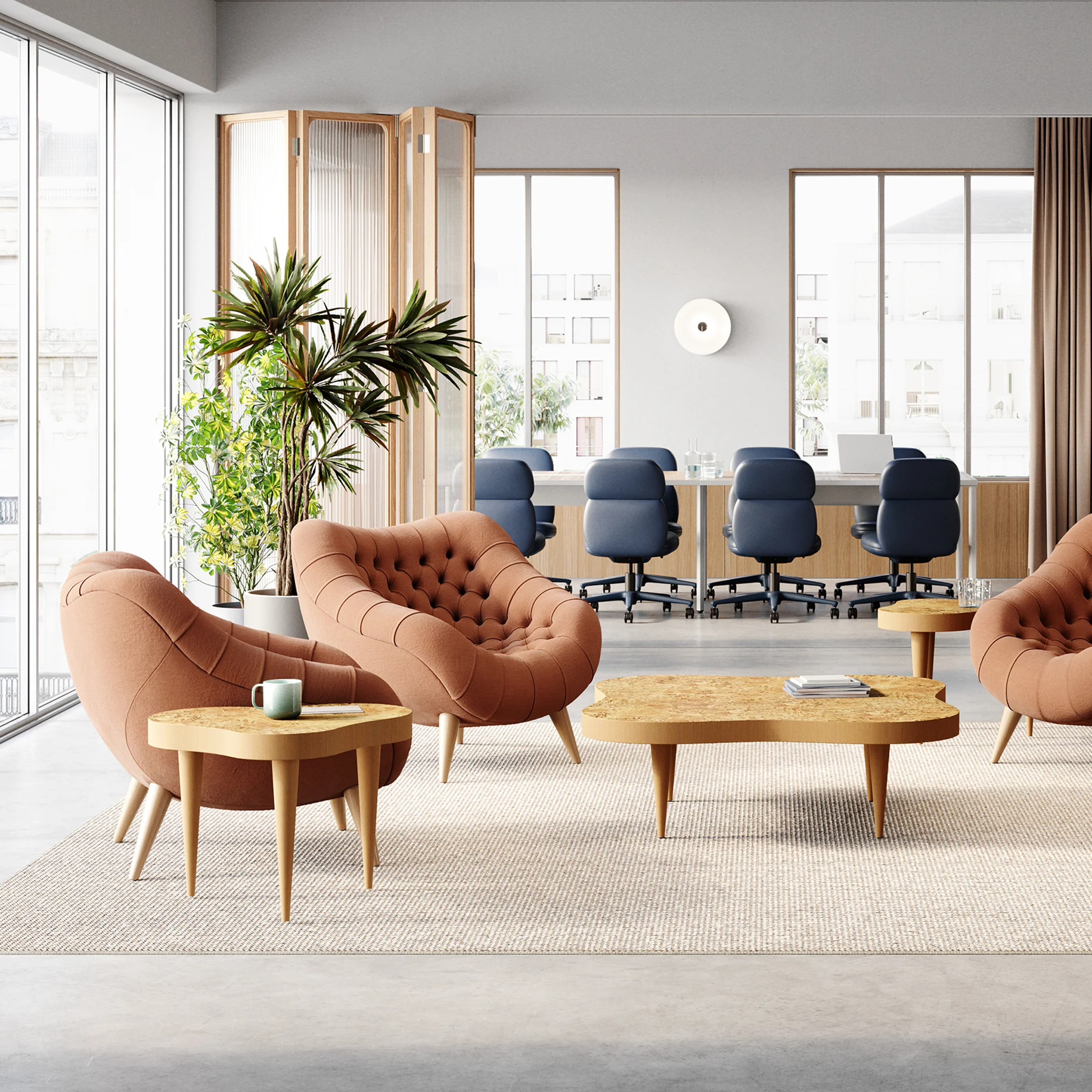 Paldao Coffee Table from Herman Miller - Ebony - Image 2