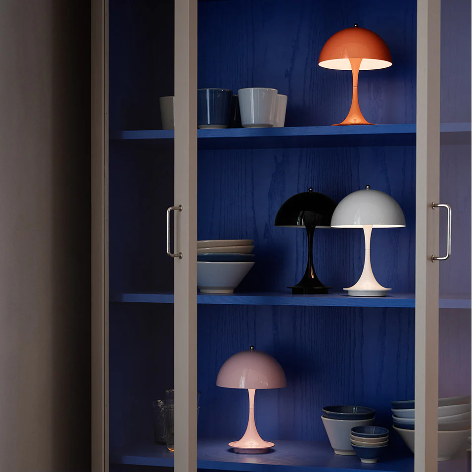 Panthella 160 Portable Table Lamp - Coral - Image 5