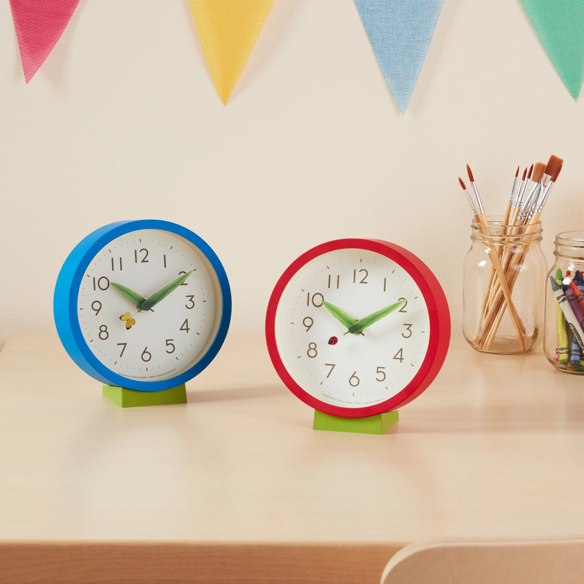 Perch Desk Clock - Blue - Image 6