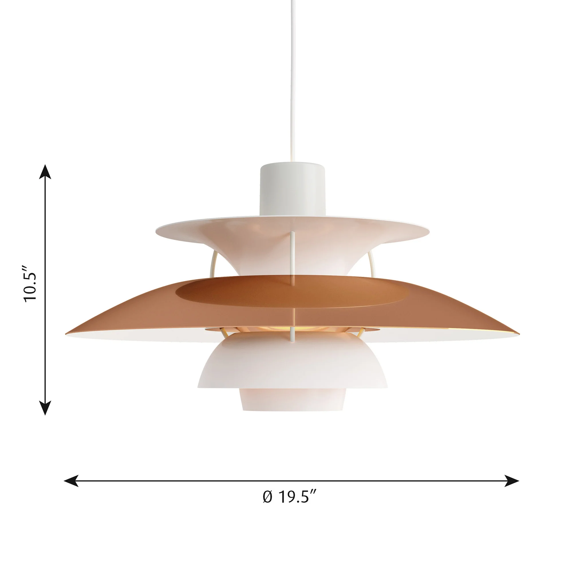 PH 5 Hanging Lamp - Copper - Image 2
