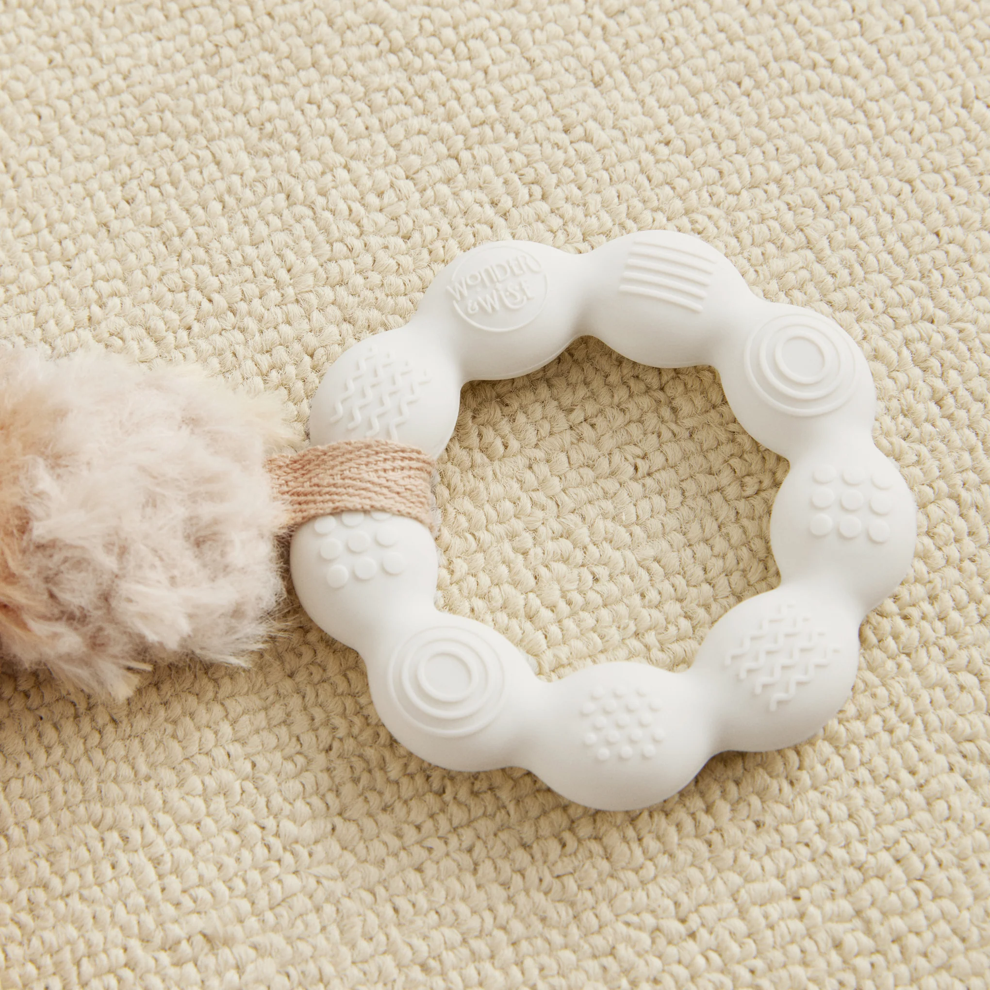 Plush Bear Lovey Baby Teether - Image 3