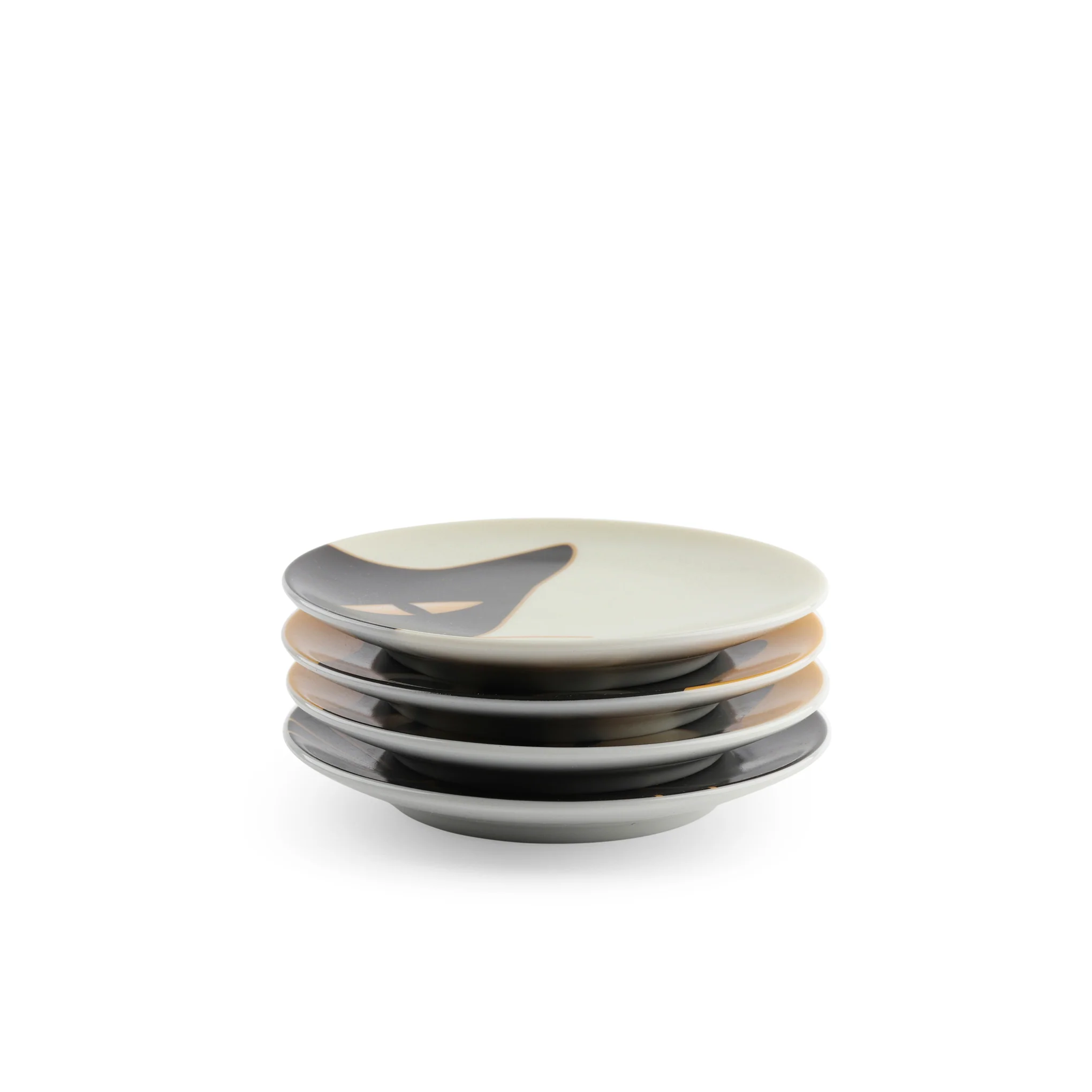 Porcelain Cat Plate - Set of 4 - Image 5