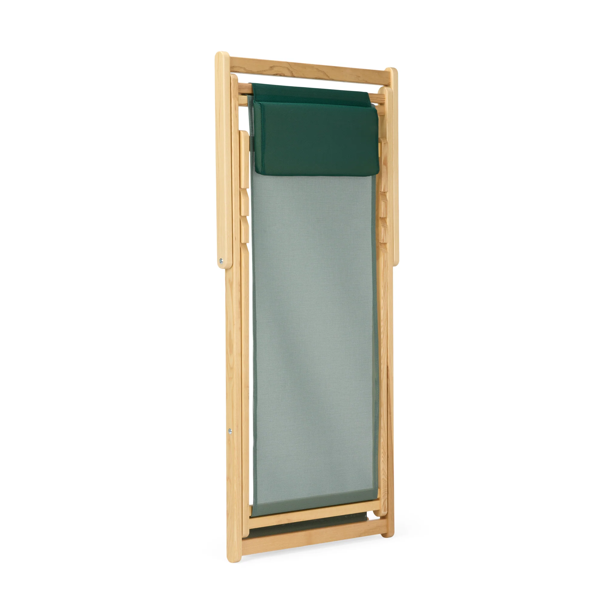 Relax Folding Deck Chair - Sage/ Green - Image 7