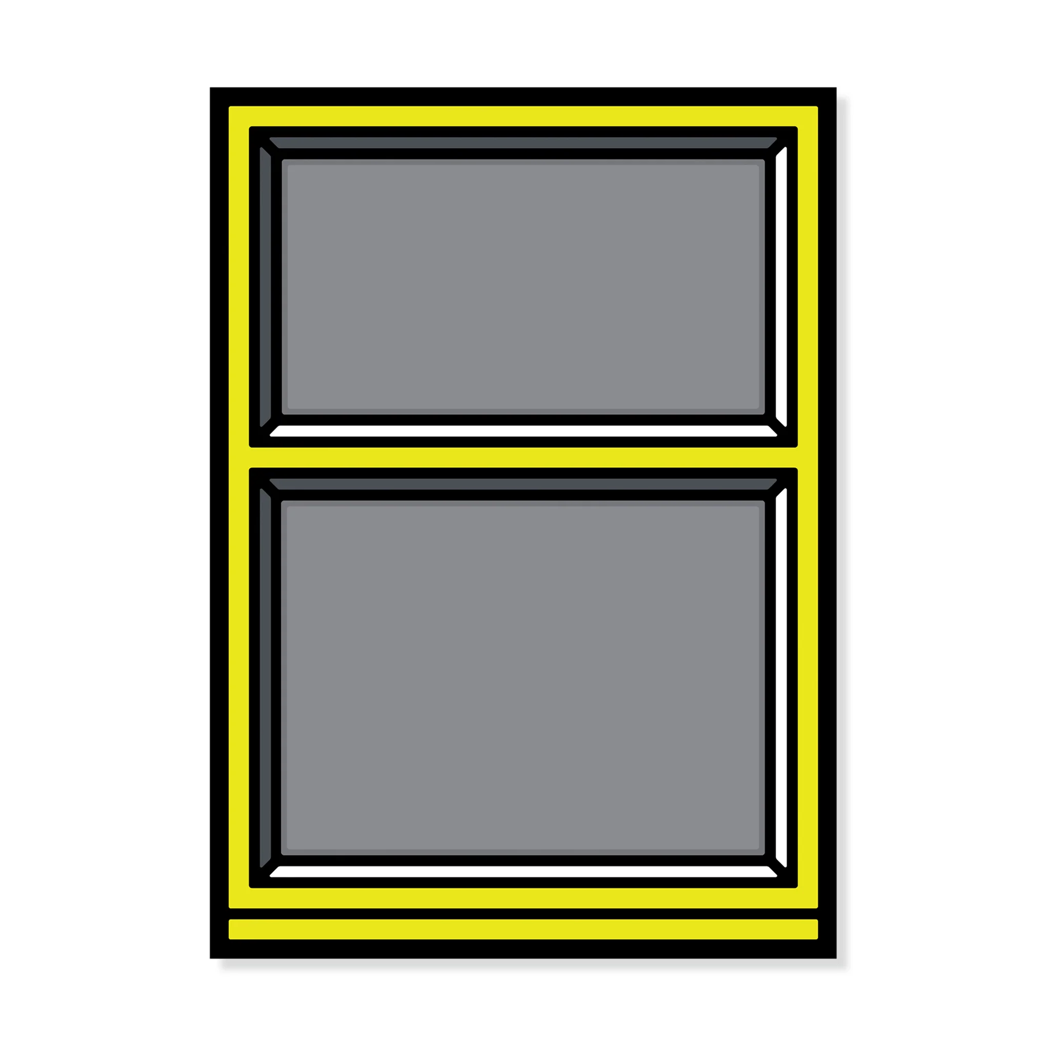 Richard Woods Window 02 Framed Print