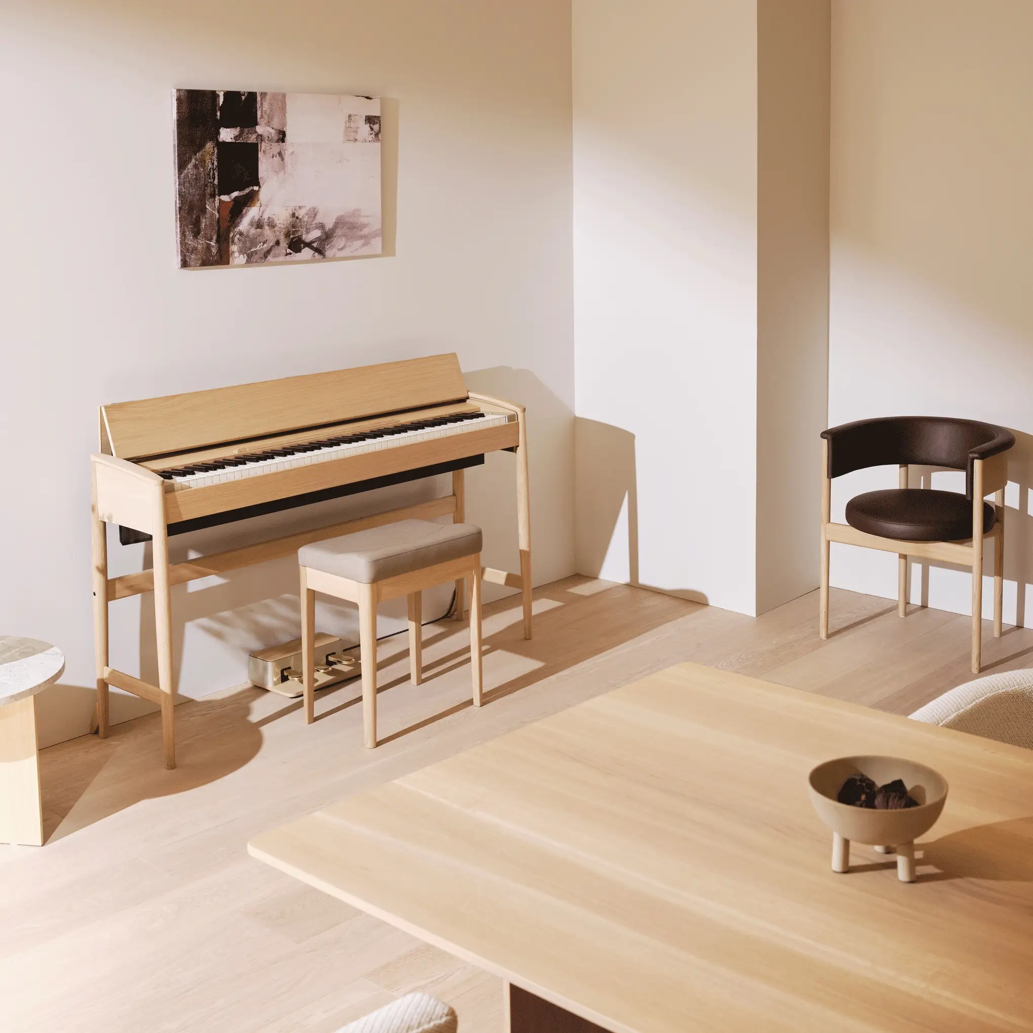 Roland Kiyola Piano KF-20 - Oak - Image 7
