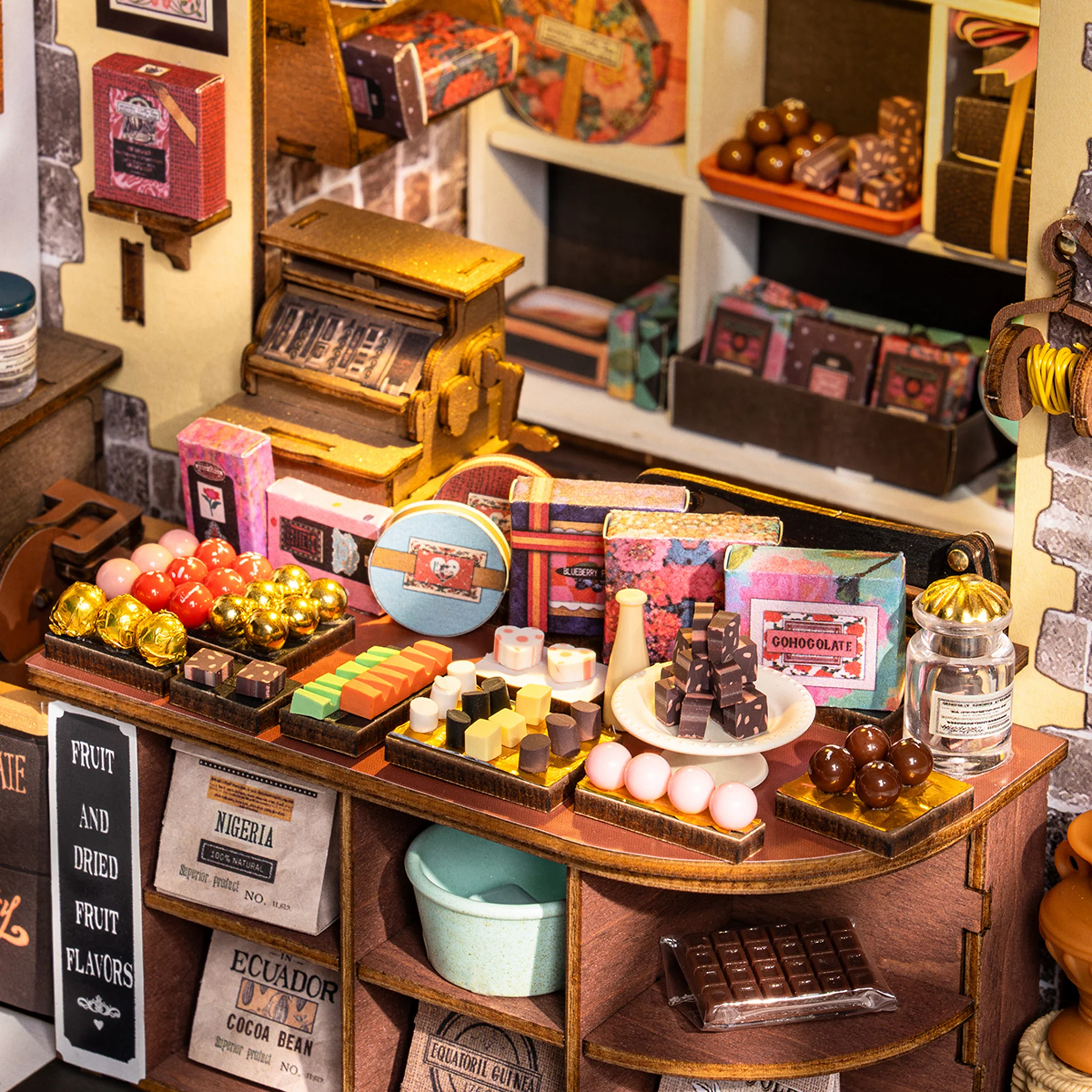 Rolife DIY Miniature Kit - Chocolate Shop - Image 4
