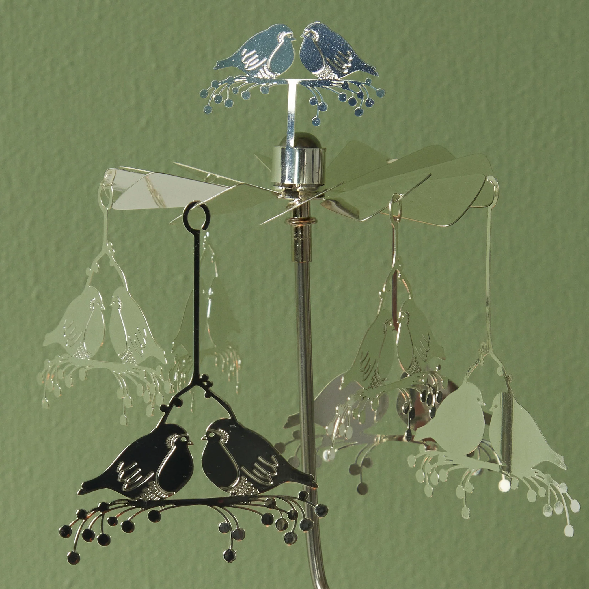 Rotary Birds Tea Light Candle Holder - Image 3