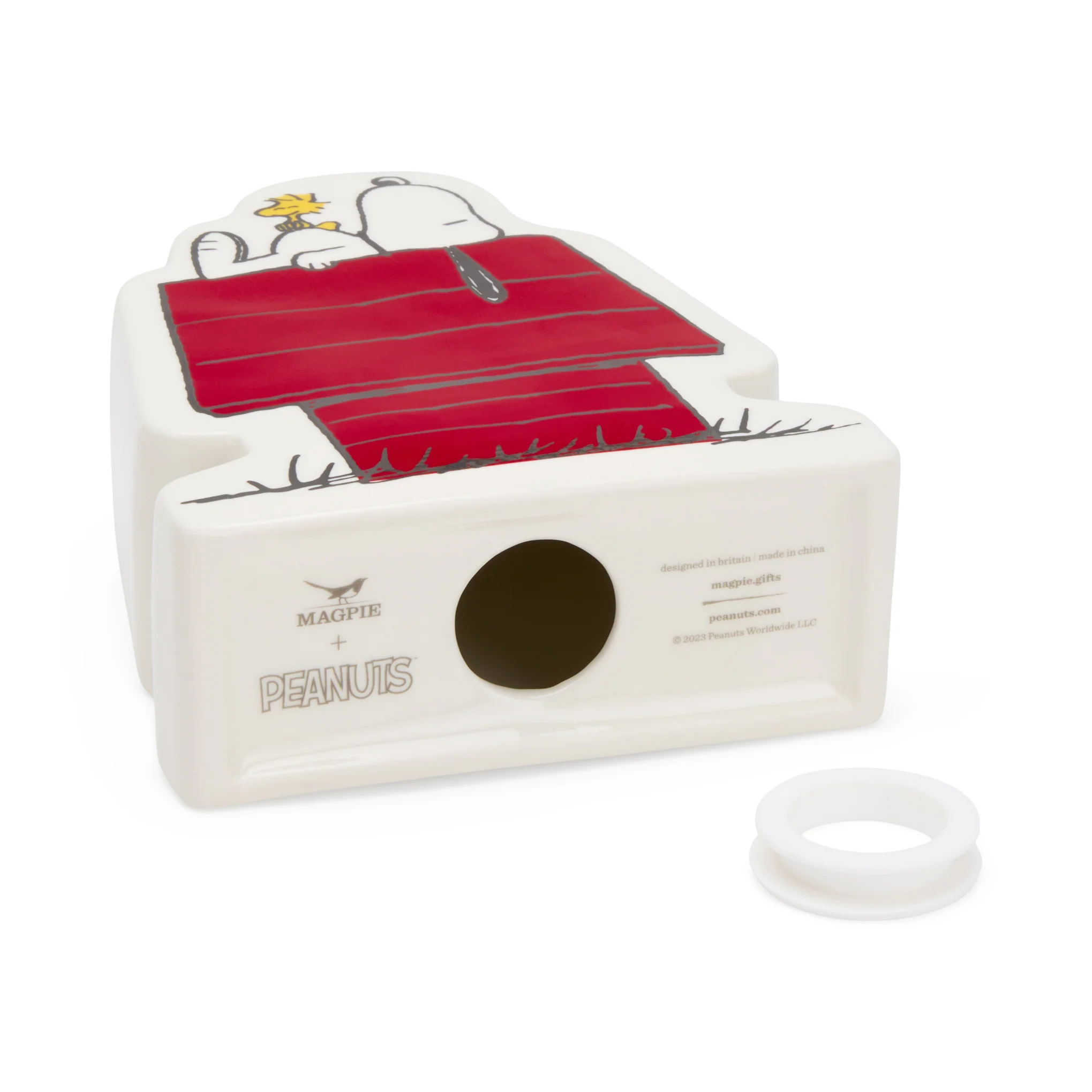 Snoopy Ceramic House Coin Bank - Image 4