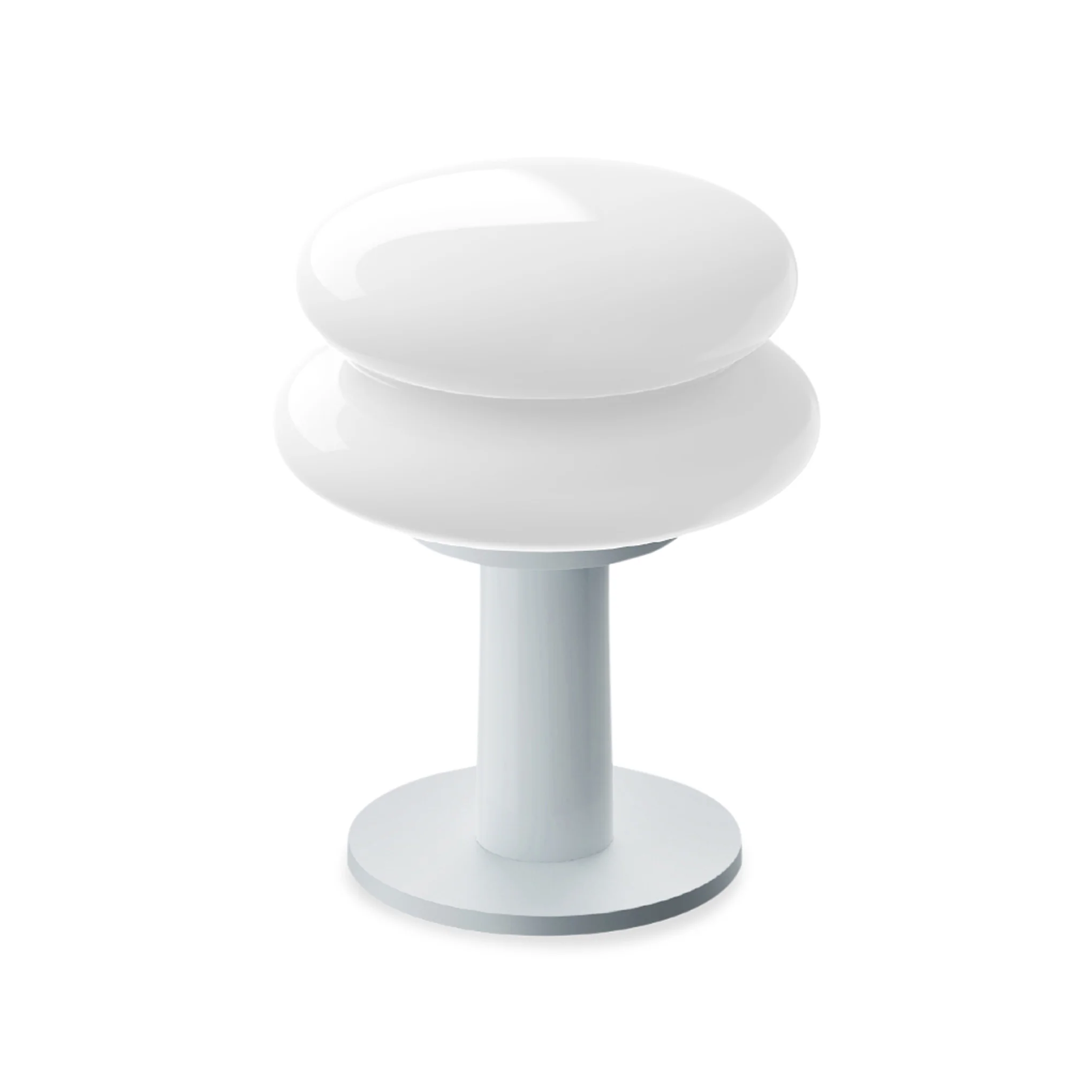 Snowman 15 Portable Lamp - White/ Ice Blue - Image 3