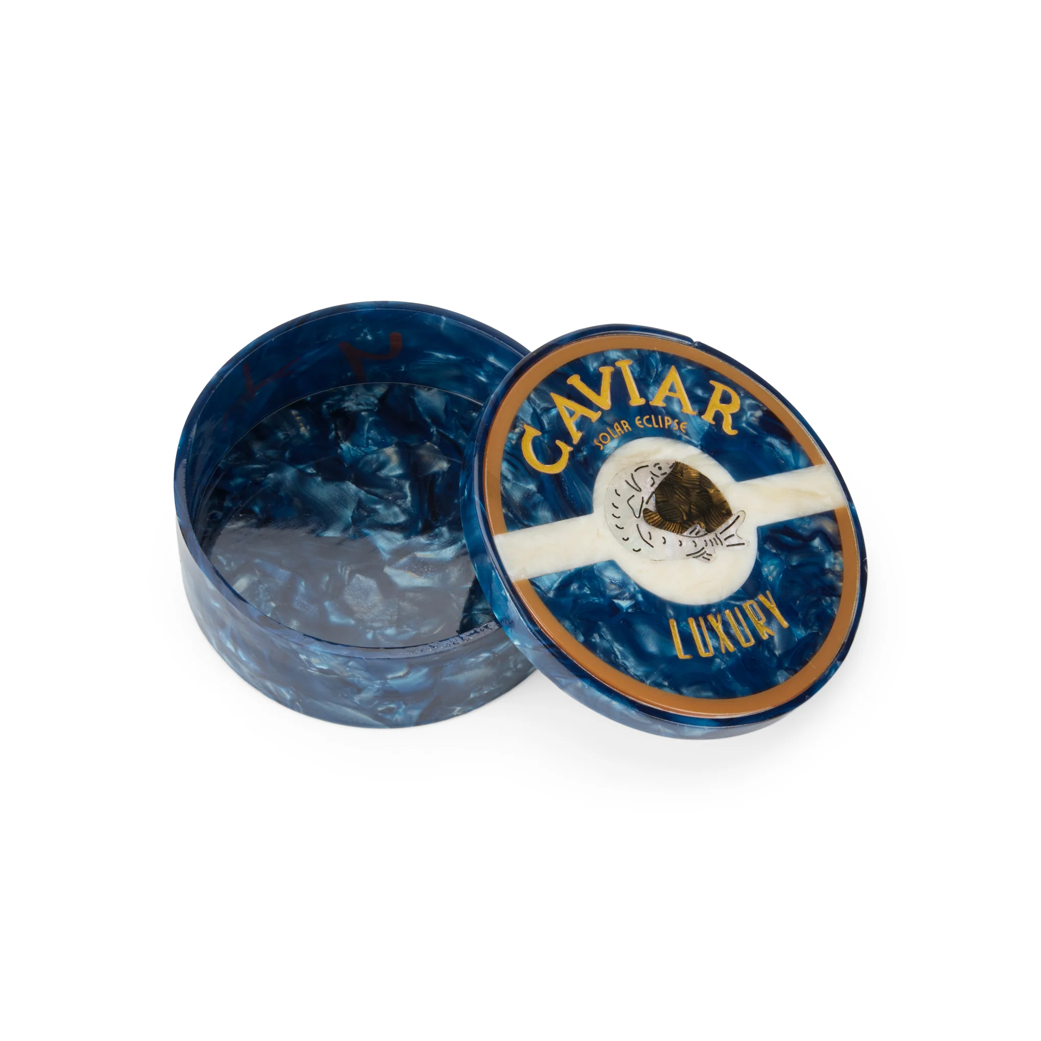 Solar Eclipse Tinned Fish Trinket Box - Caviar - Image 3