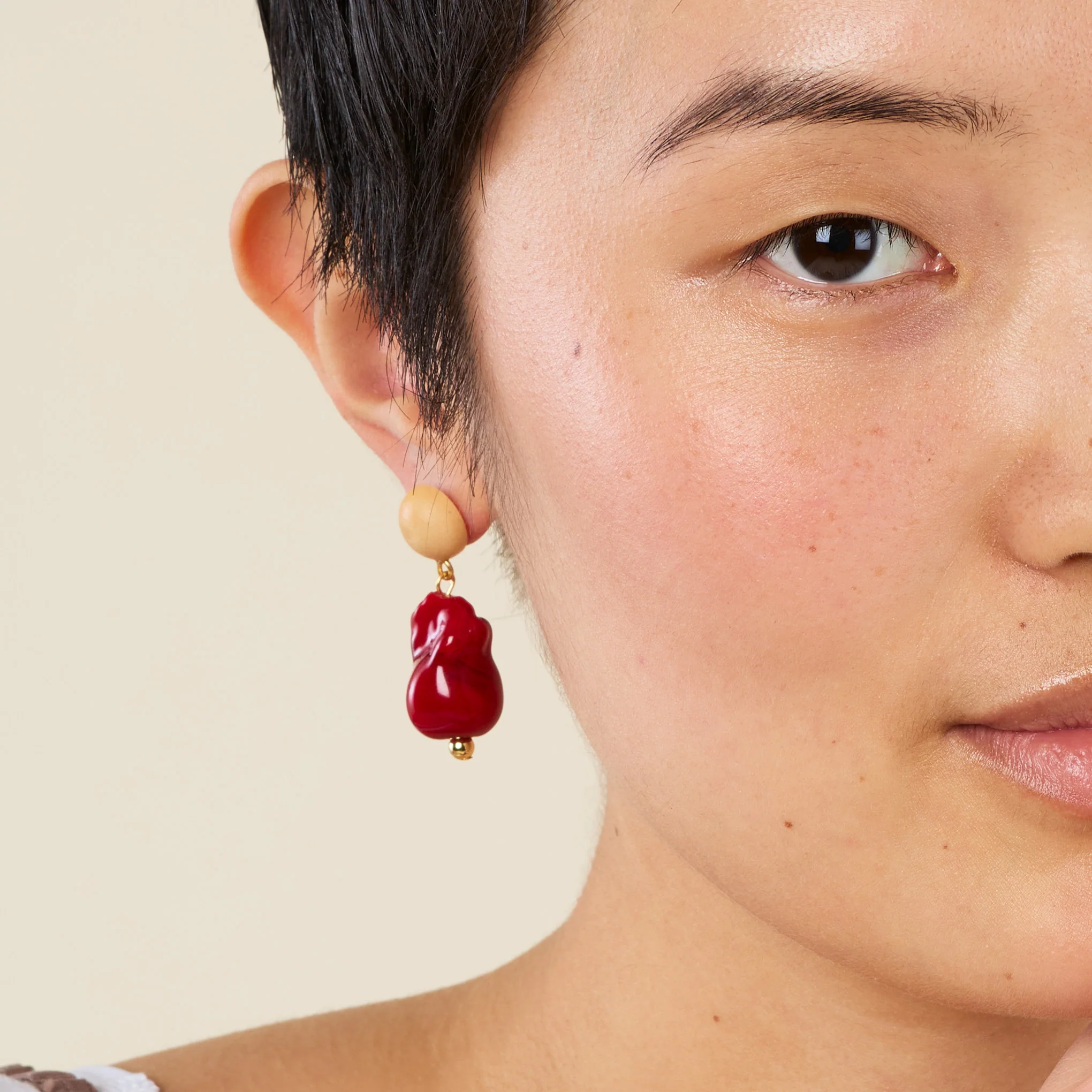 Sophie Monet Scarlet Earrings - Image 2