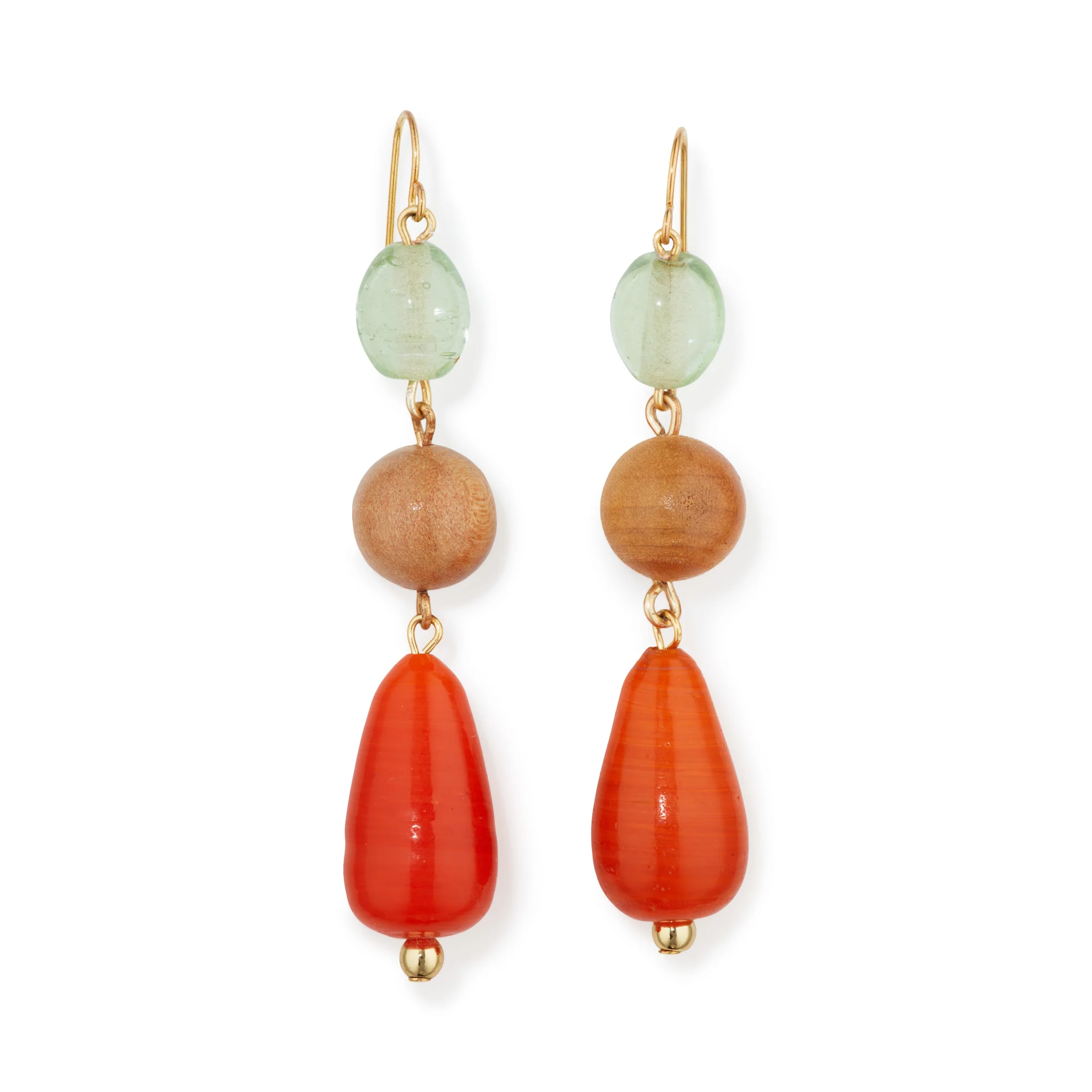 Sophie Monet Sea Glass Pearl Earrings